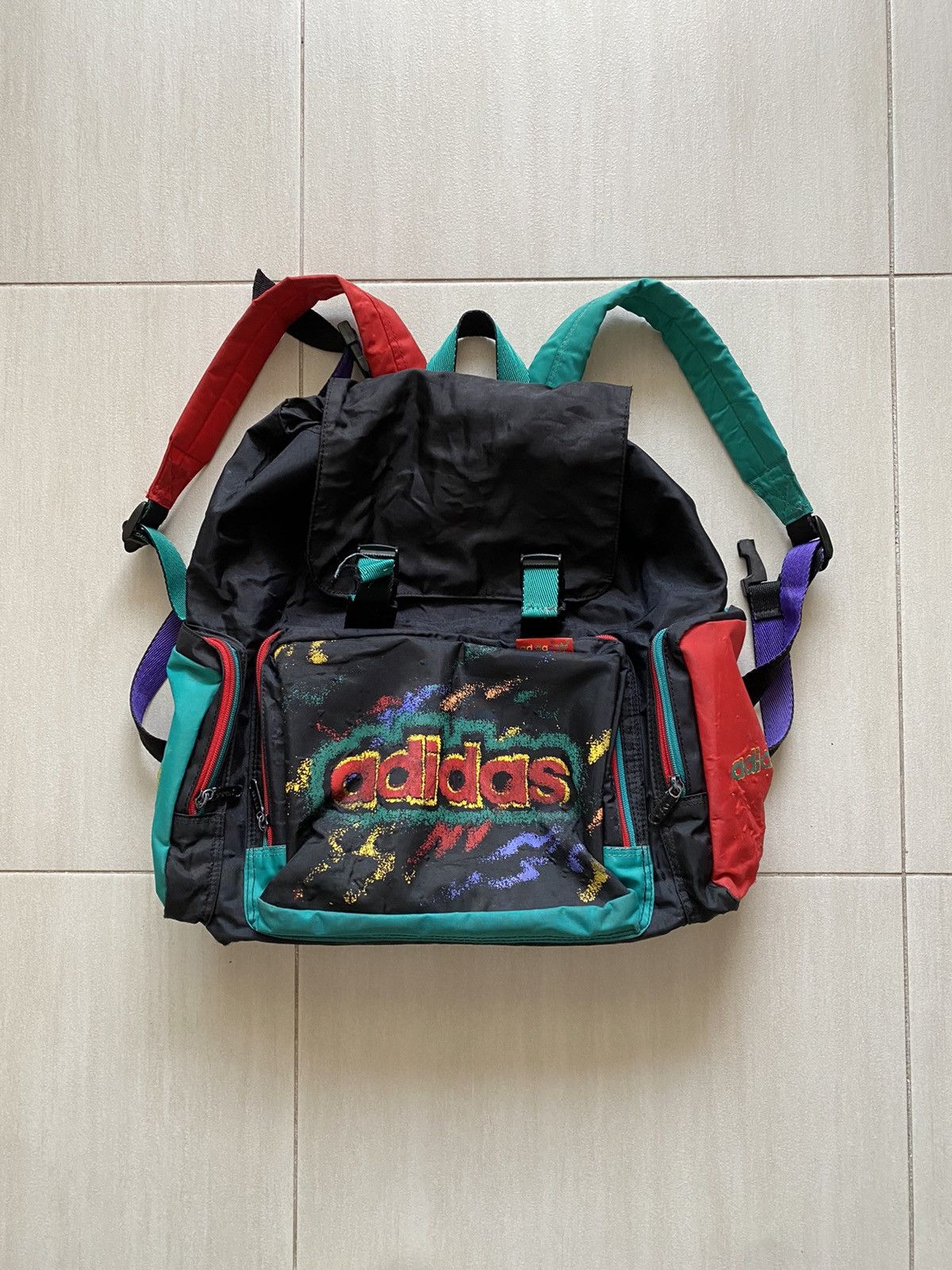 Adidas Vintage Vintage Adidas 90s Backpack Grailed