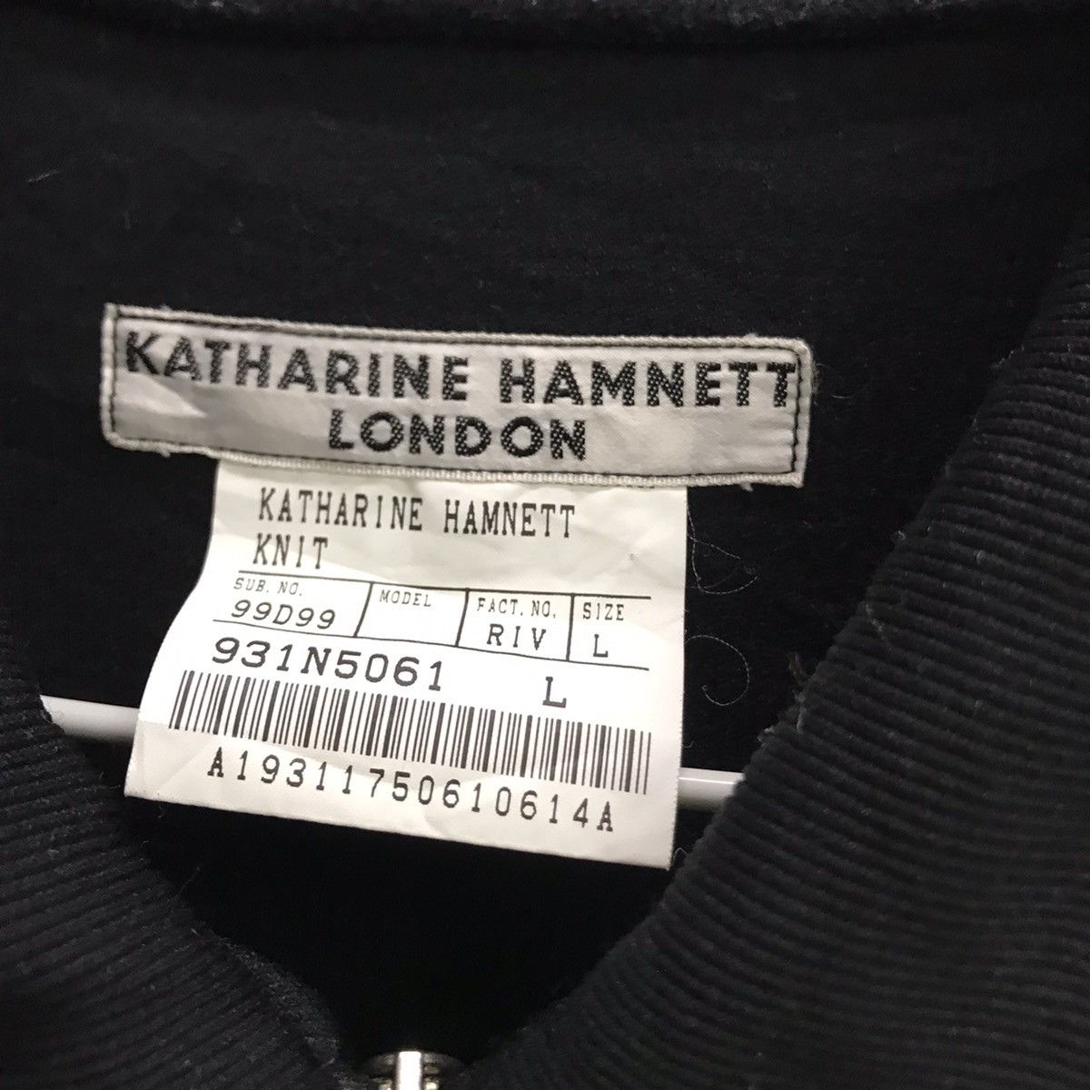 Japanese Brand × Katharine Hamnett London 💥 Katharine Hamnett London Riri Zip Linen Jacket Size US L / EU 52-54 / 3 - 5 Thumbnail