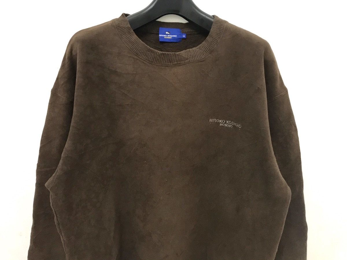 Hiroko Koshino Homme × Japanese Brand × Vintage 🔥90s HIROKO KOSHINO HOMME CREWNECK SWEATSHIRT Size US XL / EU 56 / 4 - 5 Thumbnail