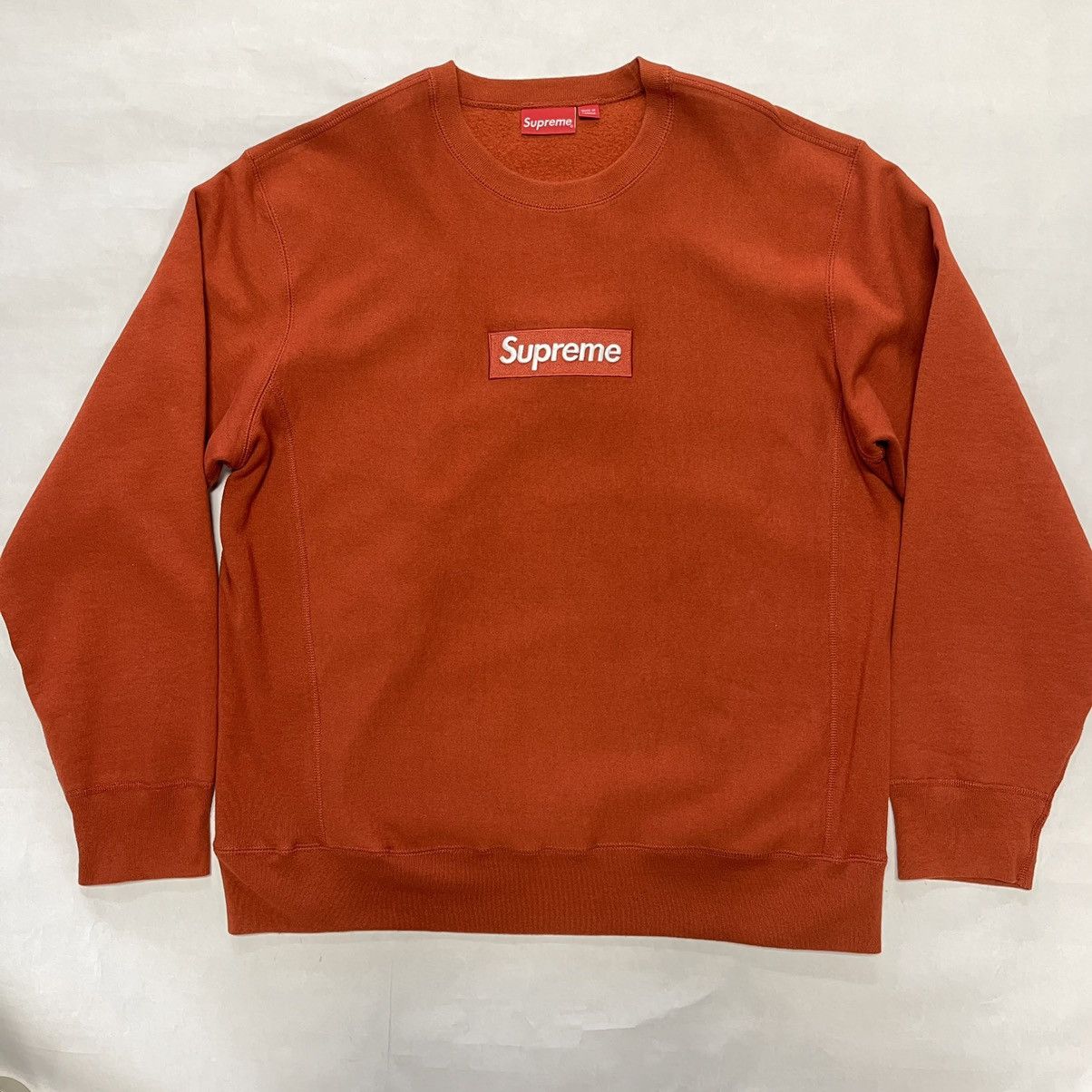 Supreme Rust Box Logo | Grailed