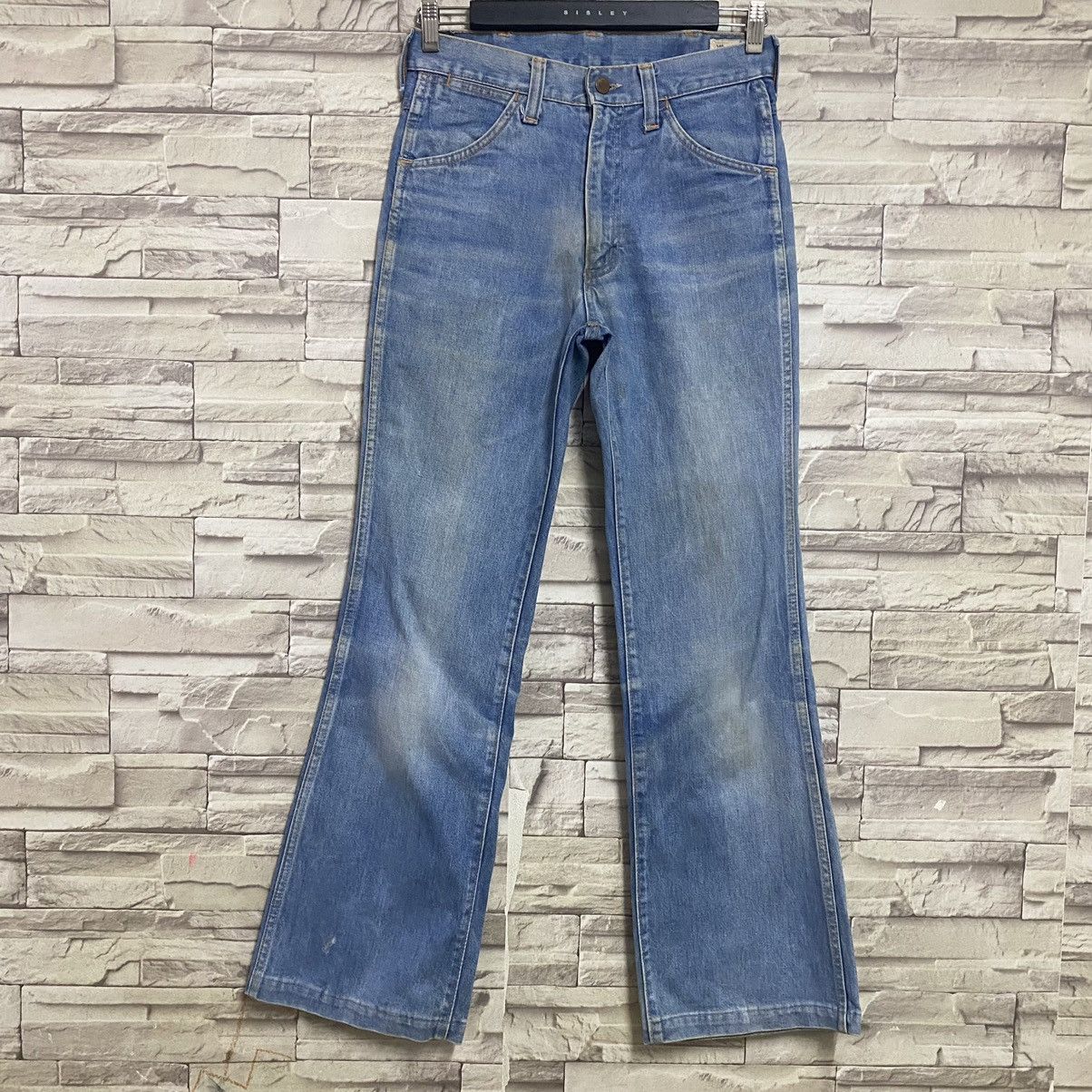 Vintage Vintage Wrangler Bell Bottom Jeans 29x30 Made in Japan Size US 29 - 3 Thumbnail