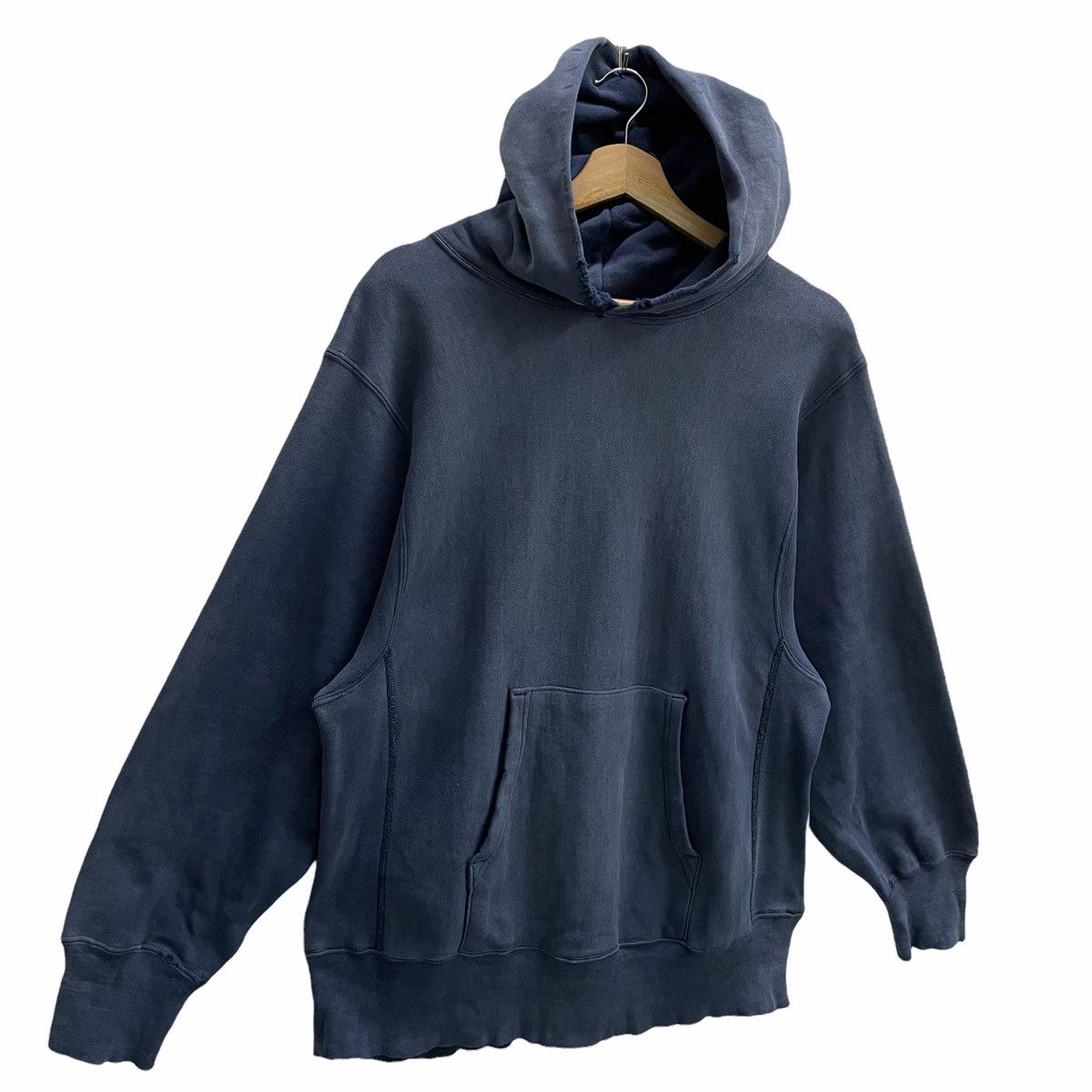 Champion × Vintage 💥 70s CHAMPION Reverse Weave Hoodie Distressed Sunfaded Size US M / EU 48-50 / 2 - 2 Thumbnail