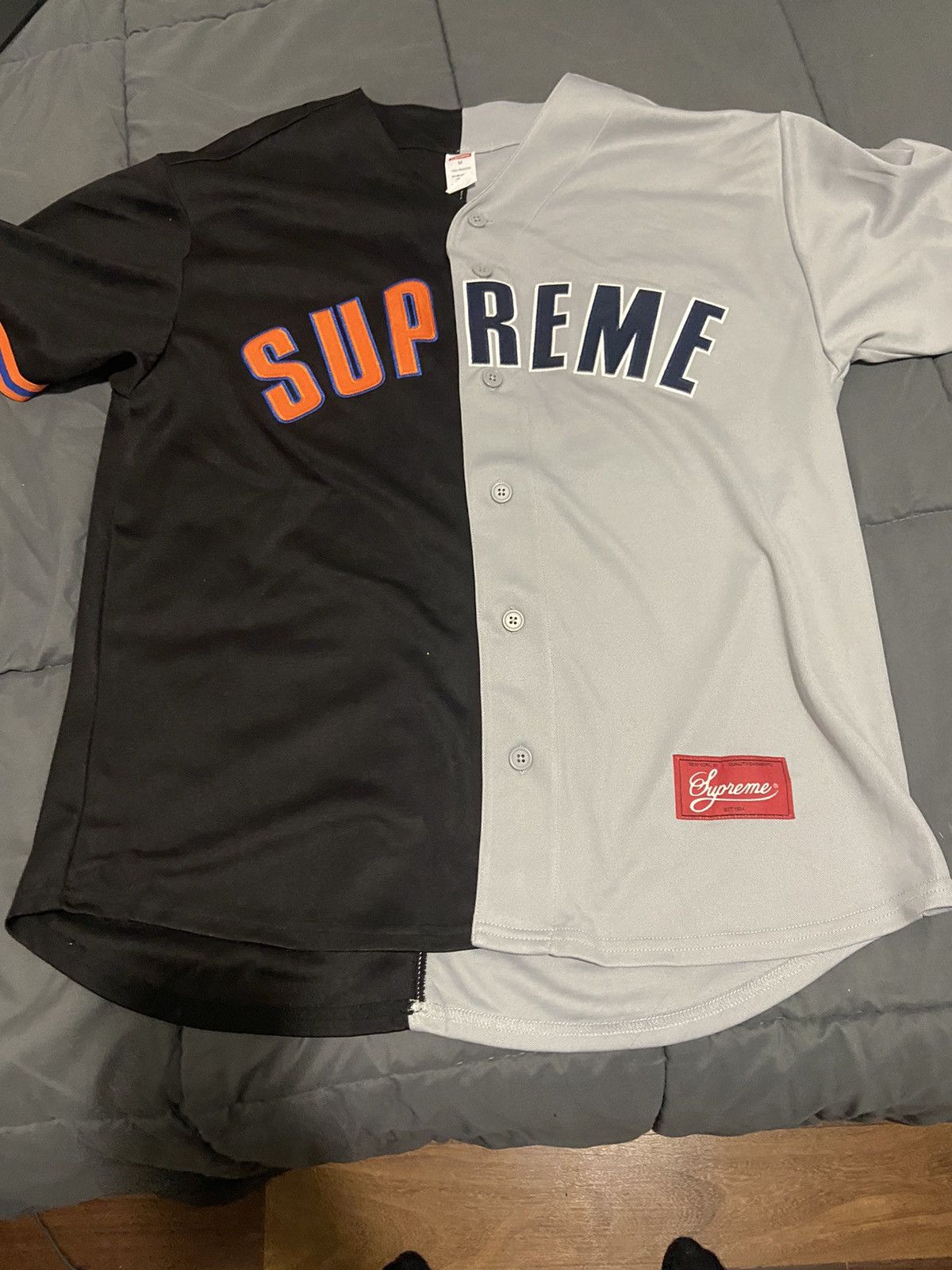 Rhinestone Stripe Baseball Jersey - spring summer 2022 - Supreme