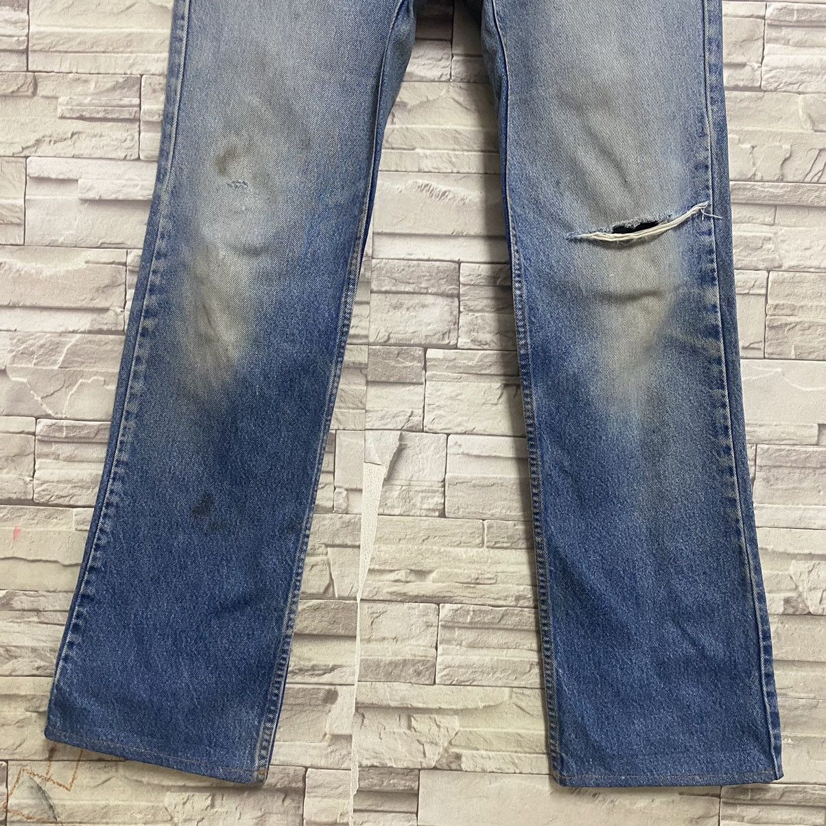 Levi's Vintage Levis 517 Flare Jeans Mud Distressed Size US 32 / EU 48 - 6 Thumbnail