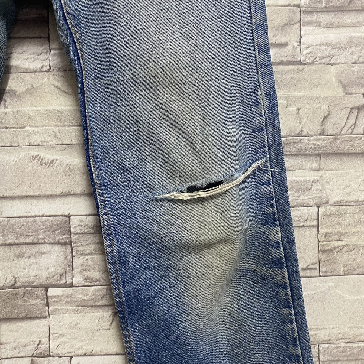 Levi's Vintage Levis 517 Flare Jeans Mud Distressed Size US 32 / EU 48 - 7 Thumbnail