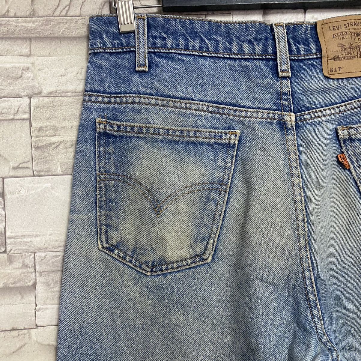 Levi's Vintage Levis 517 Flare Jeans Mud Distressed Size US 32 / EU 48 - 13 Thumbnail