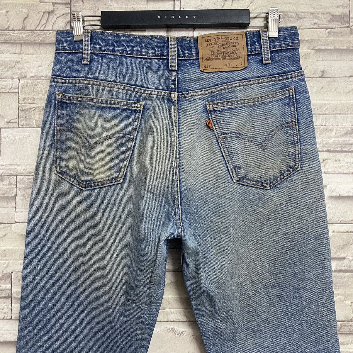 Levi's Vintage Levis 517 Flare Jeans Mud Distressed Size US 32 / EU 48 - 10 Thumbnail