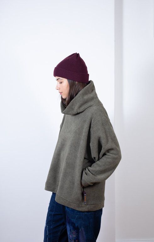 Kapital Reverse Fleece Big Highneck Sweatshirt sz. 1 Size US S / EU 44-46 / 1 - 9 Thumbnail