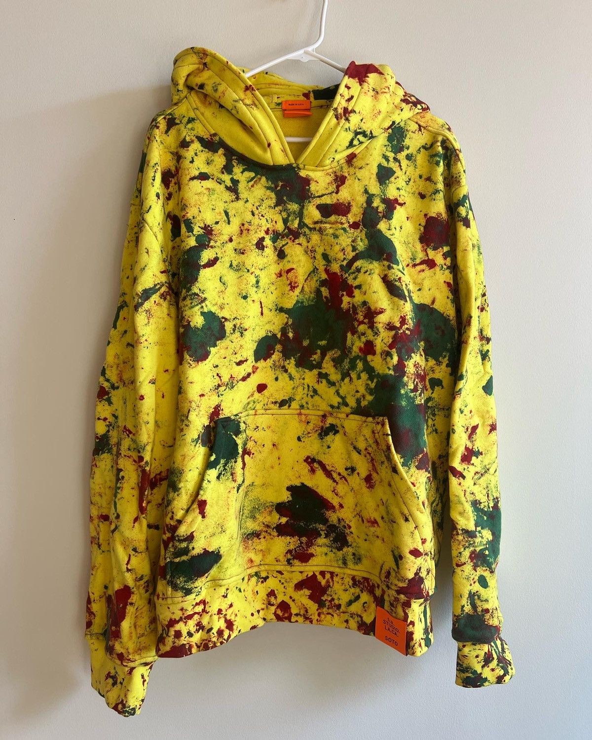 Sterling Ruby HAND-DYED Y.P.M. SOTO OVERSIZED HOODIE Size US M / EU 48-50 / 2 - 3 Thumbnail