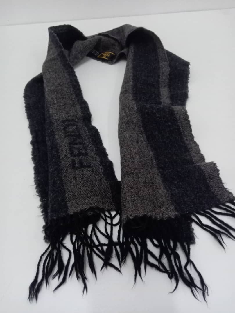 Fendi Fendi Wool Spell Out Made in Italy ( 8.5" X 44") Size ONE SIZE - 2 Thumbnail