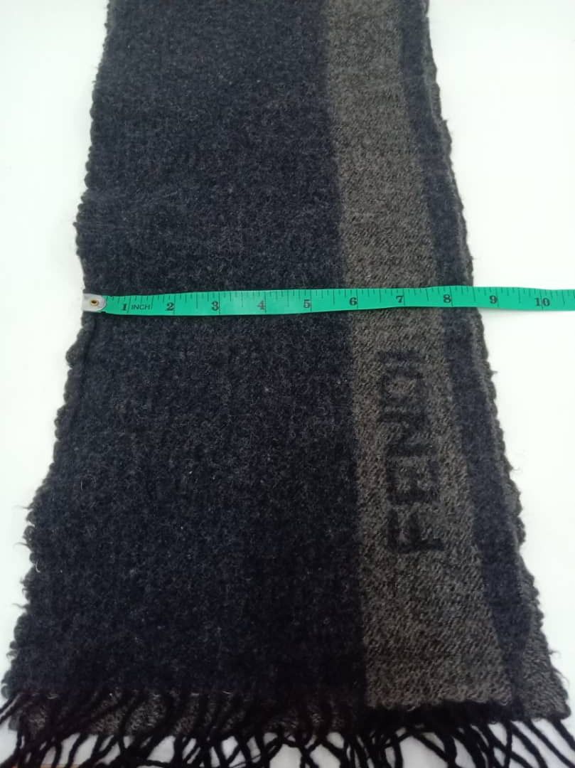 Fendi Fendi Wool Spell Out Made in Italy ( 8.5" X 44") Size ONE SIZE - 8 Thumbnail