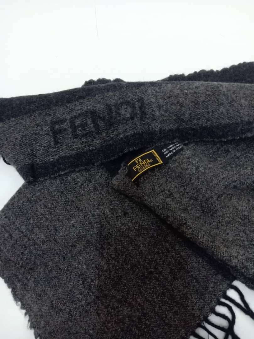 Fendi Fendi Wool Spell Out Made in Italy ( 8.5" X 44") Size ONE SIZE - 9 Thumbnail