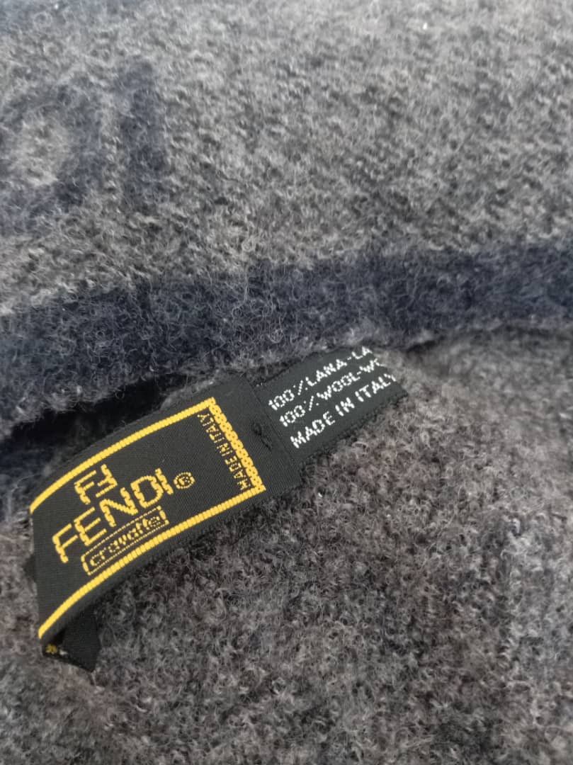 Fendi Fendi Wool Spell Out Made in Italy ( 8.5" X 44") Size ONE SIZE - 11 Thumbnail