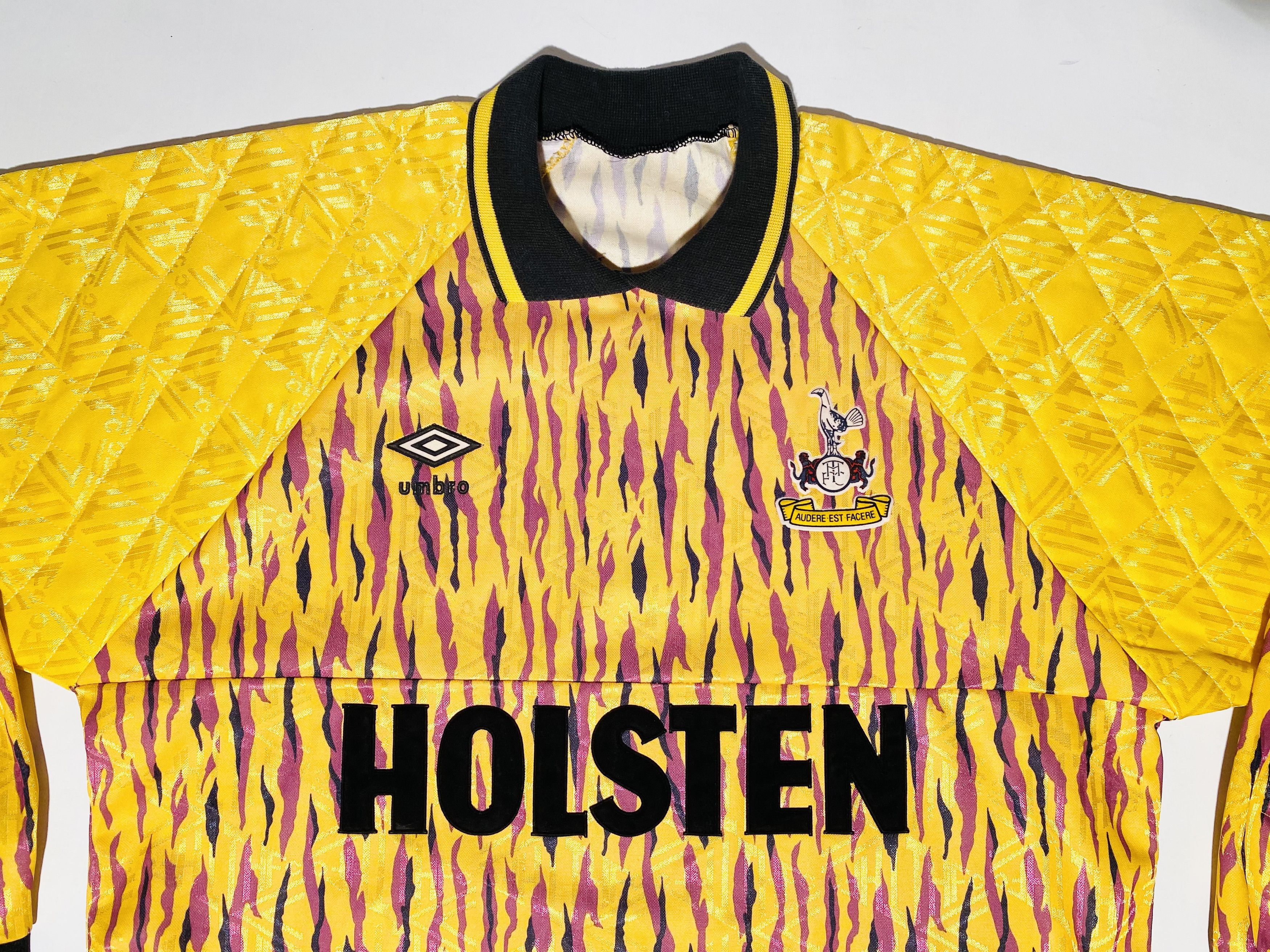 Umbro × Vintage Tottenham Hotspur Home Goalkeeper Shirt 1991 / 1993 Spurs Size US L / EU 52-54 / 3 - 4 Thumbnail