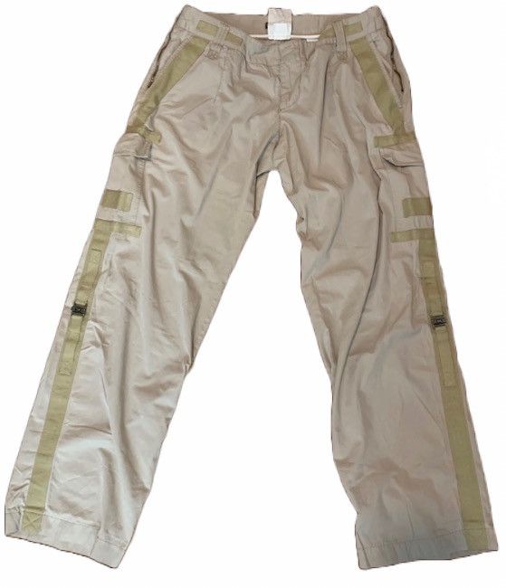 image of Archival Clothing x Dolce Gabbana Dolce & Gabbanna Ss04 Bondage Cargo Pants in Khaki (Size 36)