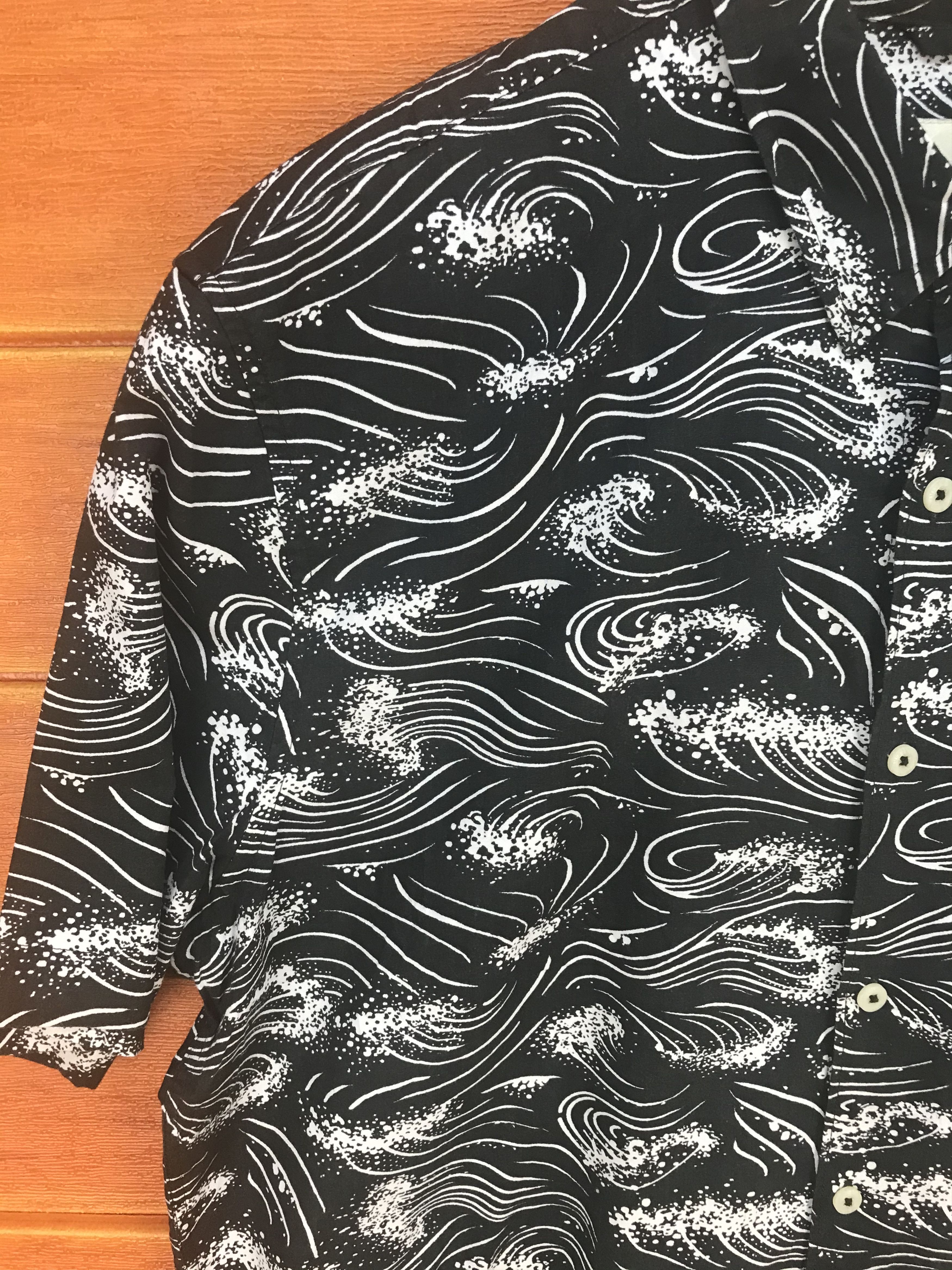 American Eagle Outfitters American Eagle Outfitters Great Wave Print Shirt Size US L / EU 52-54 / 3 - 3 Thumbnail