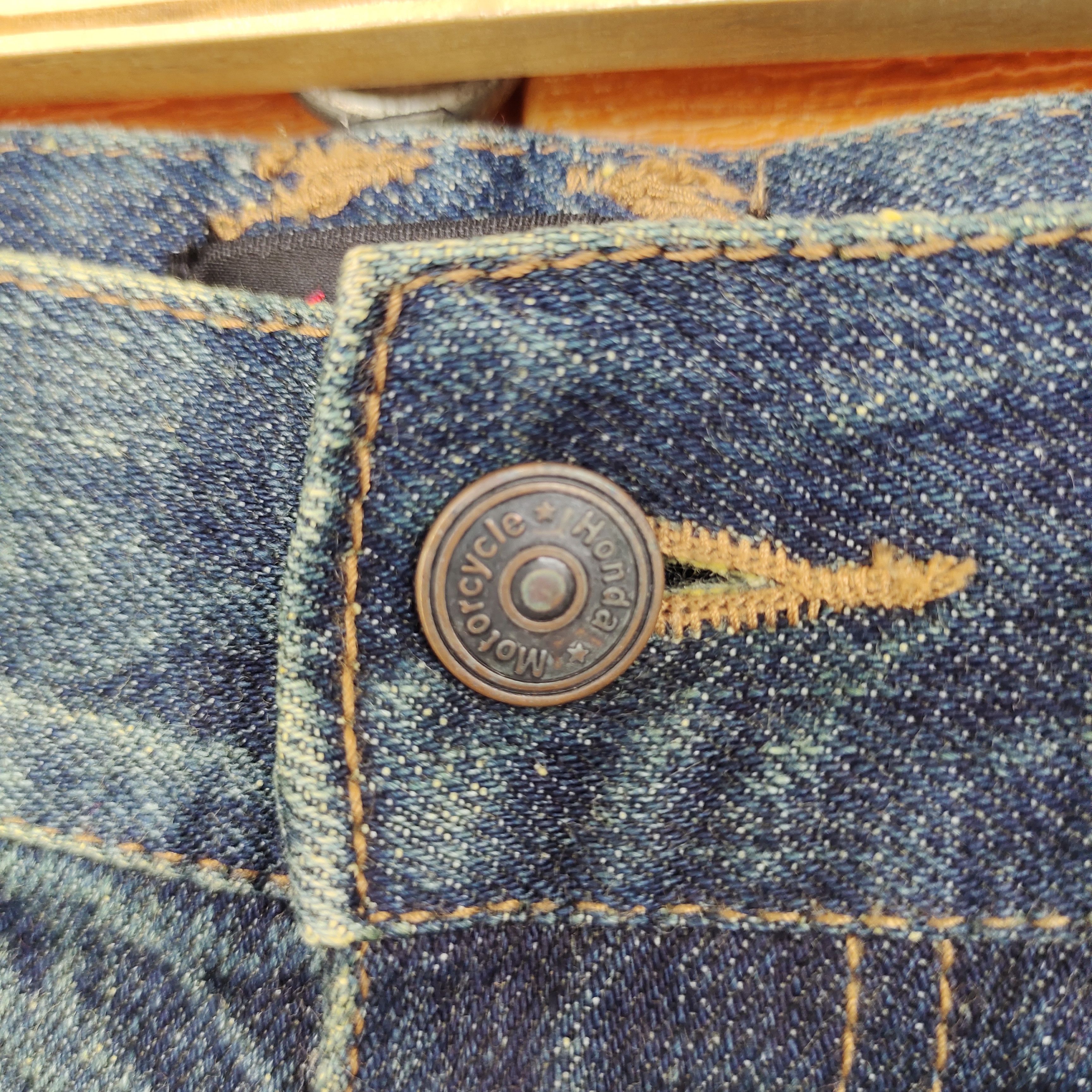 Honda Vintage Honda Motorcycle Denim Jeans Size US 33 - 16 Thumbnail