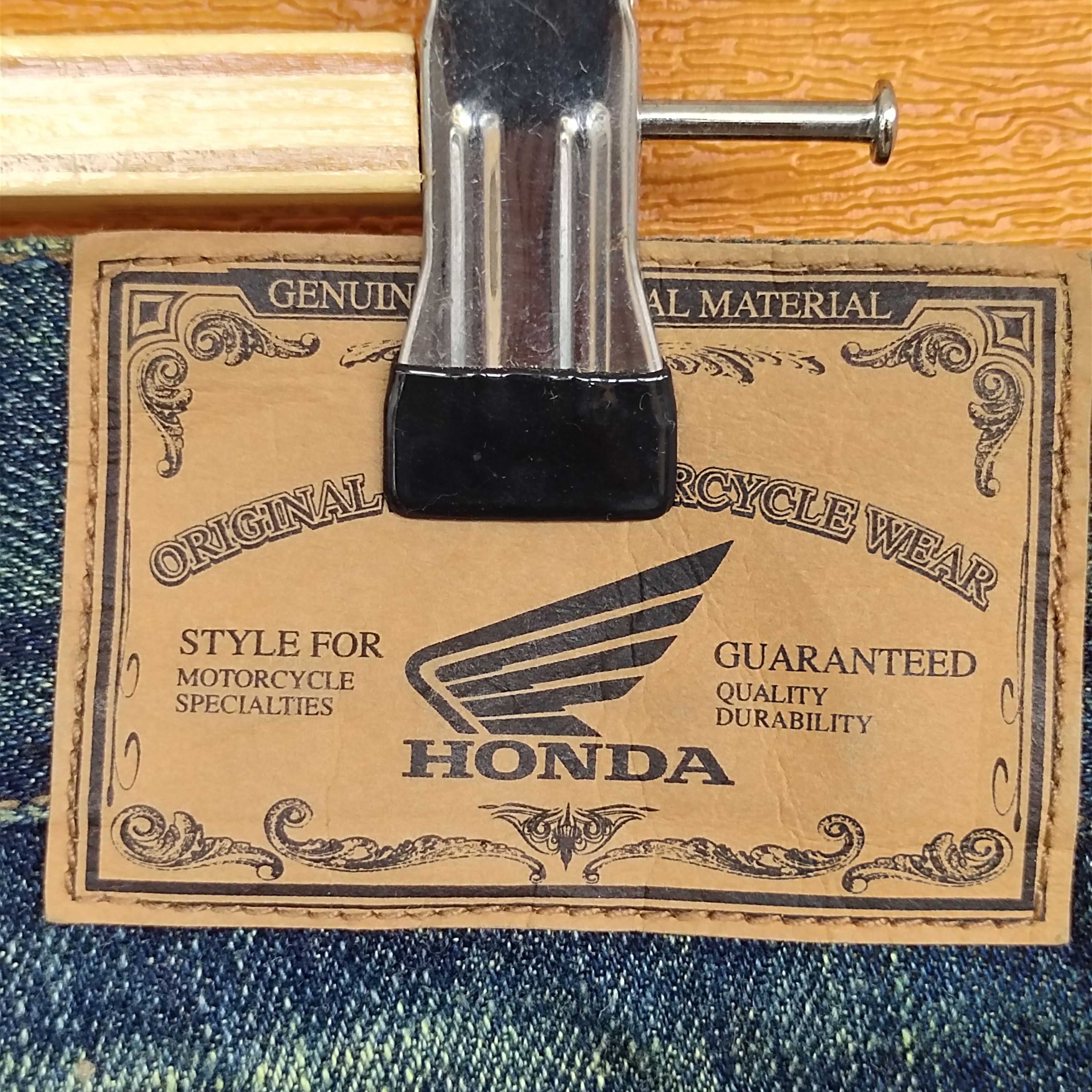 Honda Vintage Honda Motorcycle Denim Jeans Size US 33 - 5 Thumbnail