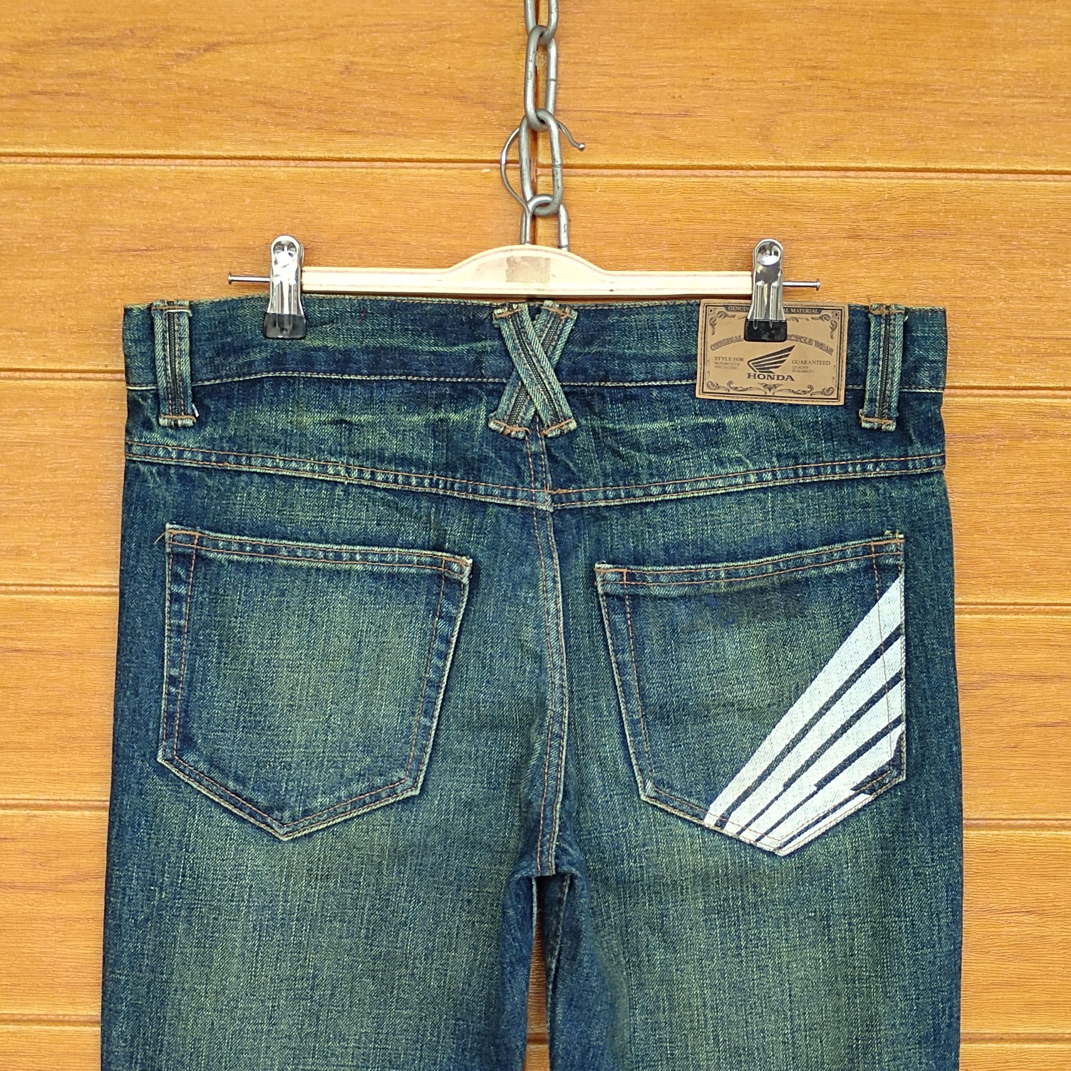 Honda Vintage Honda Motorcycle Denim Jeans Size US 33 - 3 Thumbnail