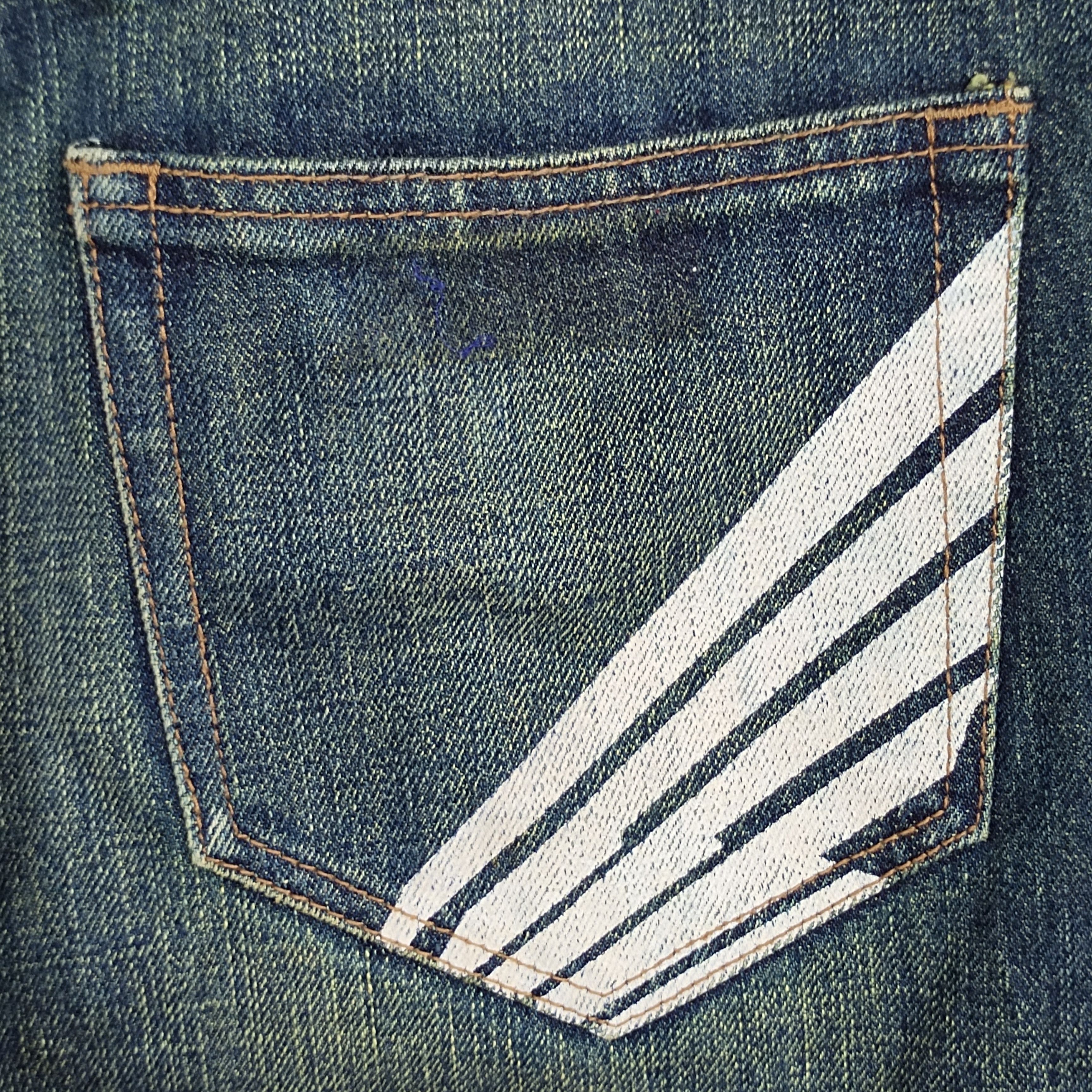 Honda Vintage Honda Motorcycle Denim Jeans Size US 33 - 4 Thumbnail
