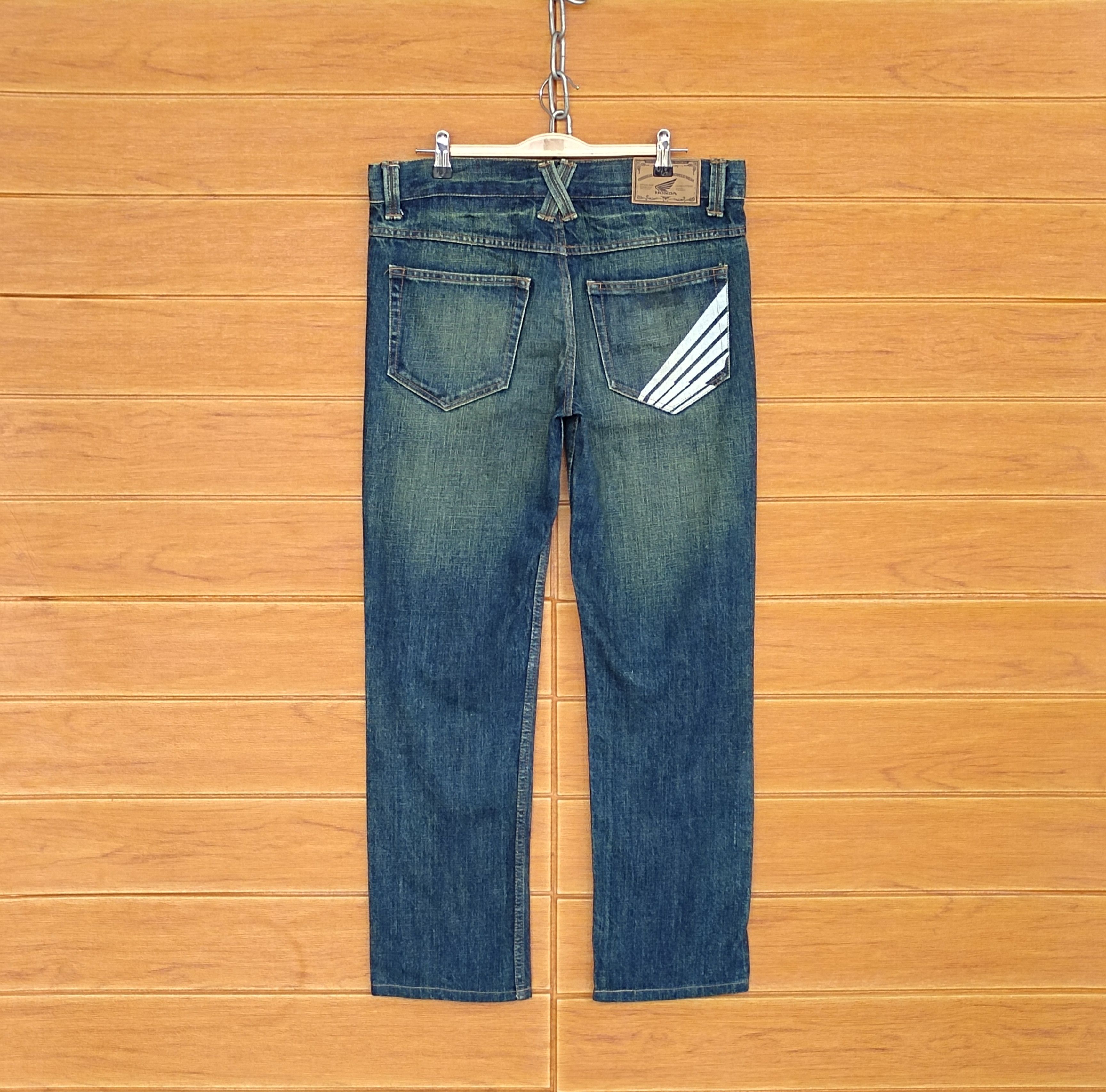 Honda Vintage Honda Motorcycle Denim Jeans Size US 33 - 2 Thumbnail