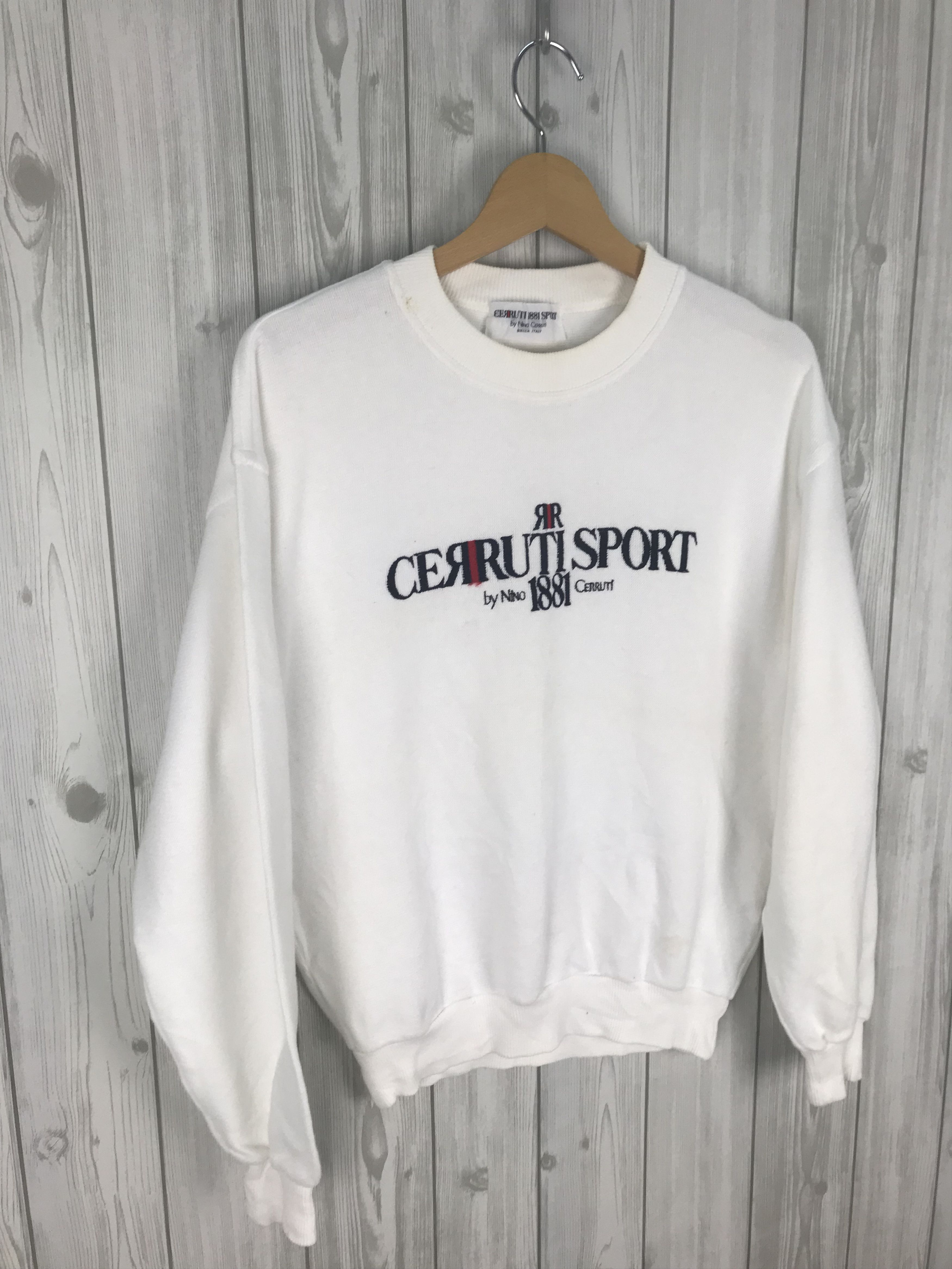Cerruti 1881 Vintage CERRUTI 1881 SPORT Embroidered Sweatshirt Size US S / EU 44-46 / 1 - 2 Thumbnail
