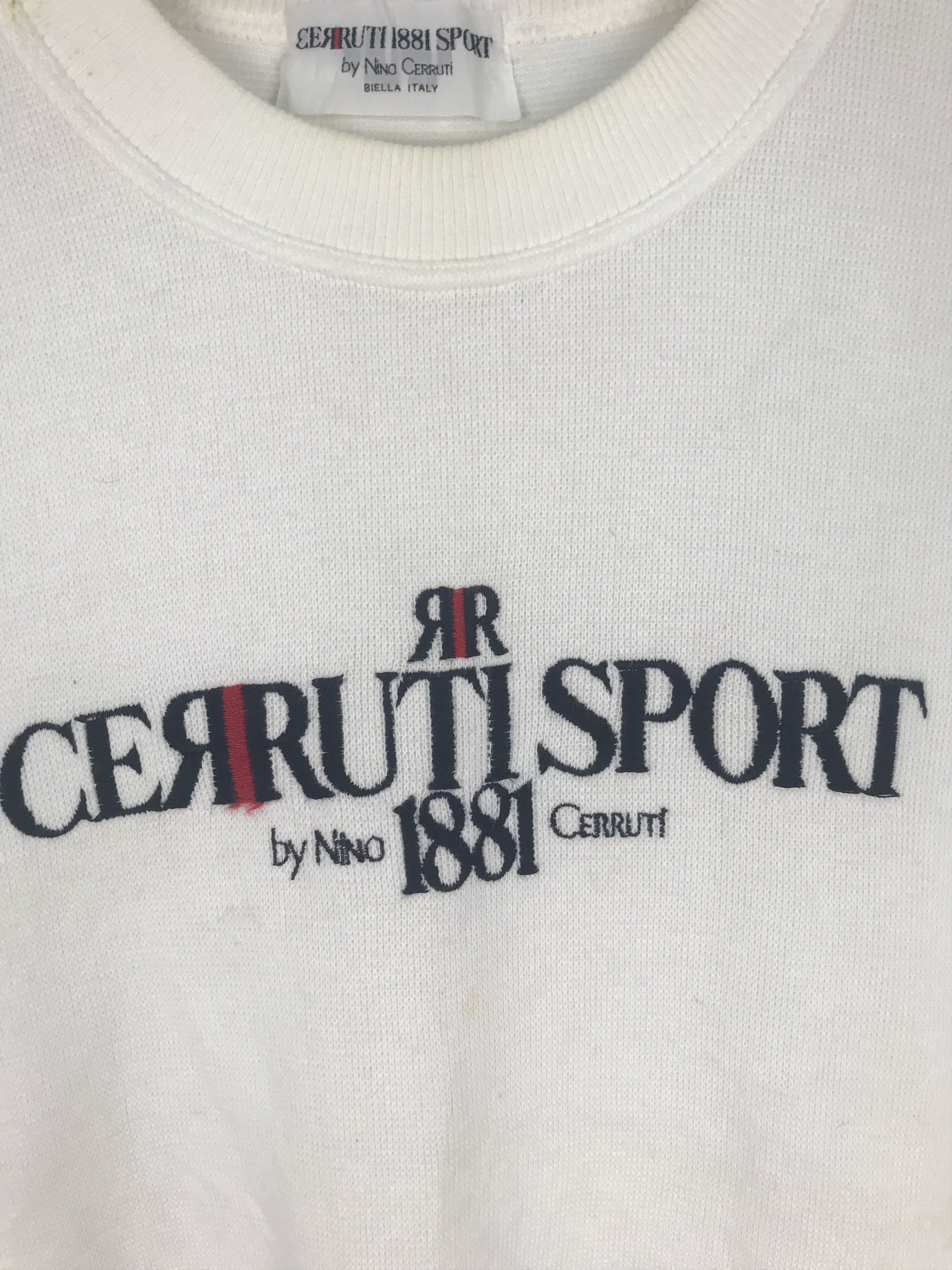 Cerruti 1881 Vintage CERRUTI 1881 SPORT Embroidered Sweatshirt Size US S / EU 44-46 / 1 - 4 Thumbnail
