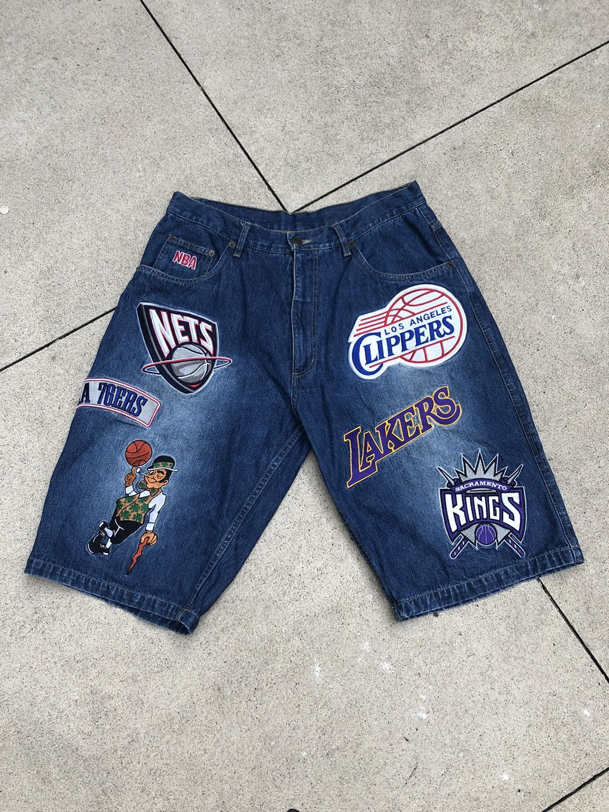 Jean VTG Unk NBA Denim Shorts Size US 32 / EU 48 - 1 Thumbnail