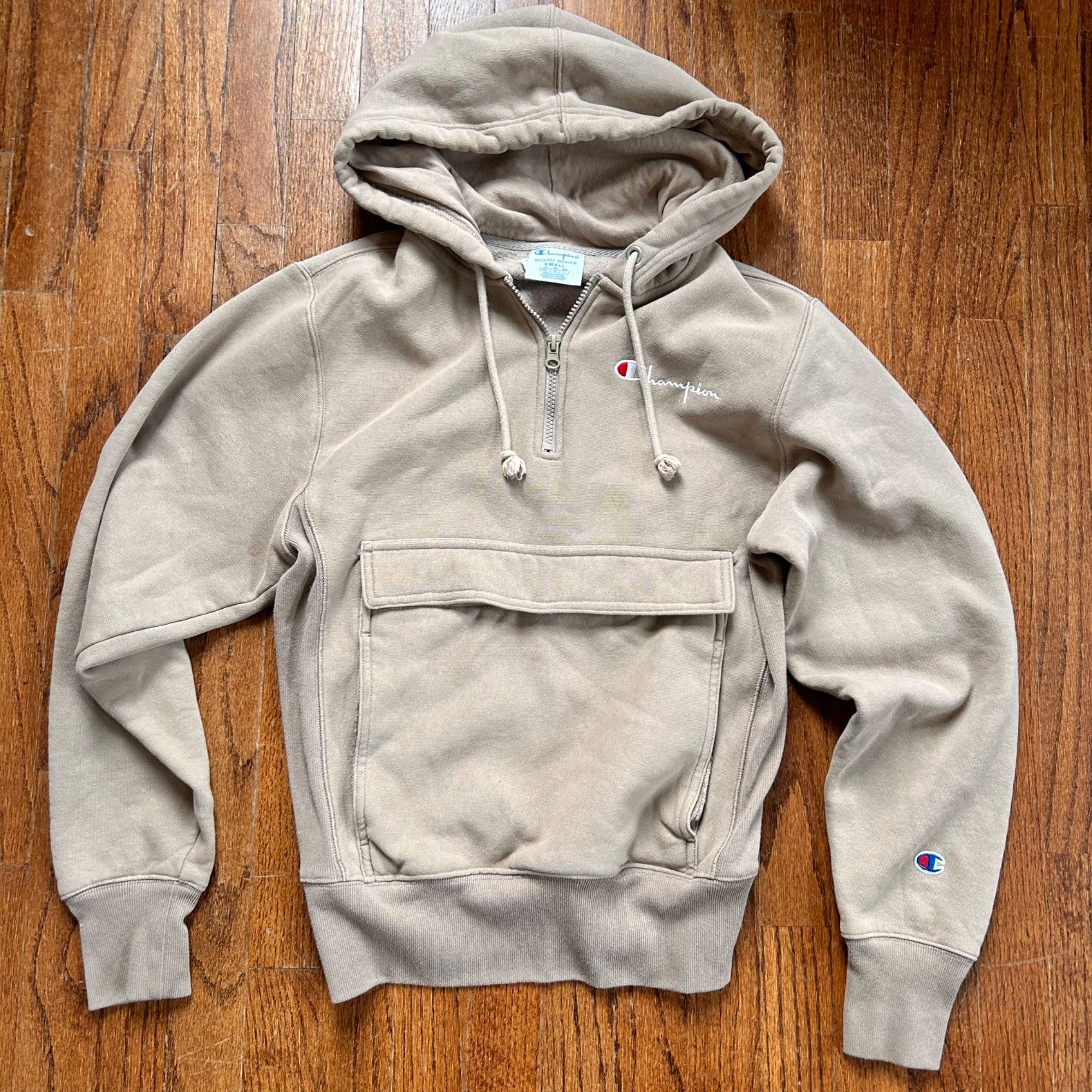 Champion Mens Sweatshirt Size Small Reverse Weave Manorak Ho
