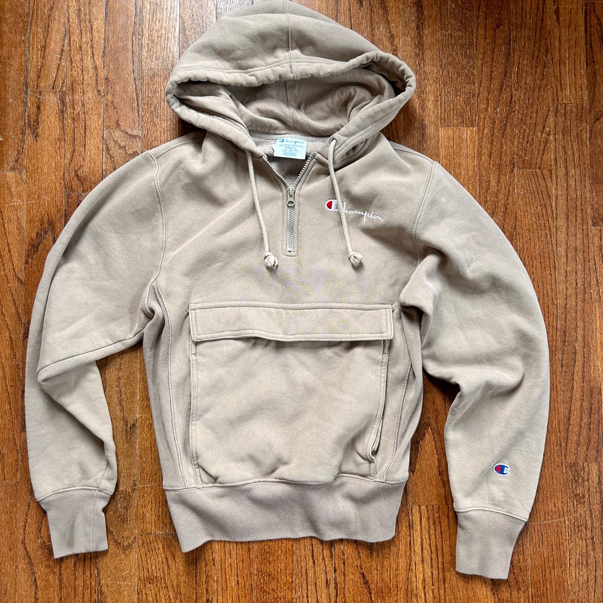Champion Mens Sweatshirt Size Small Reverse Weave Manorak Ho