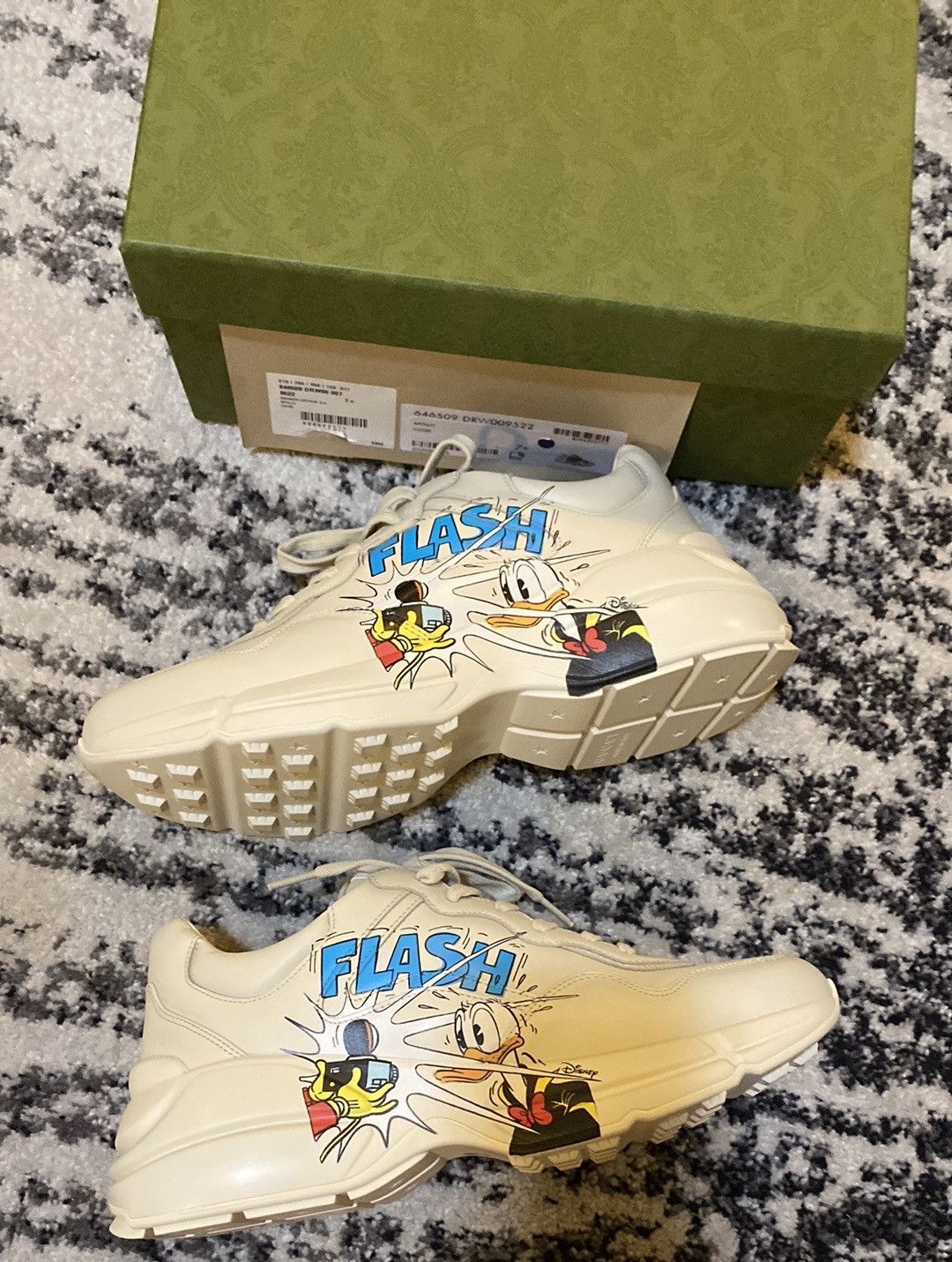 Gucci Gucci X Disney Men Donald Duck Rhyton Sneaker | Grailed