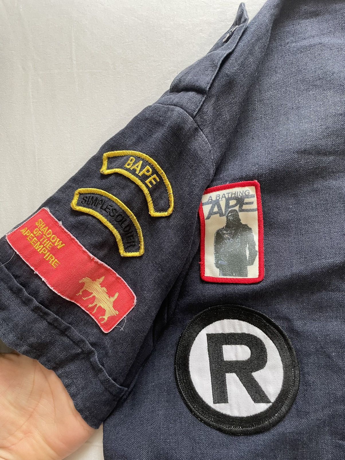 Bape BAPE Footsoldier Patchwork Scout Shirt Size US S / EU 44-46 / 1 - 4 Thumbnail