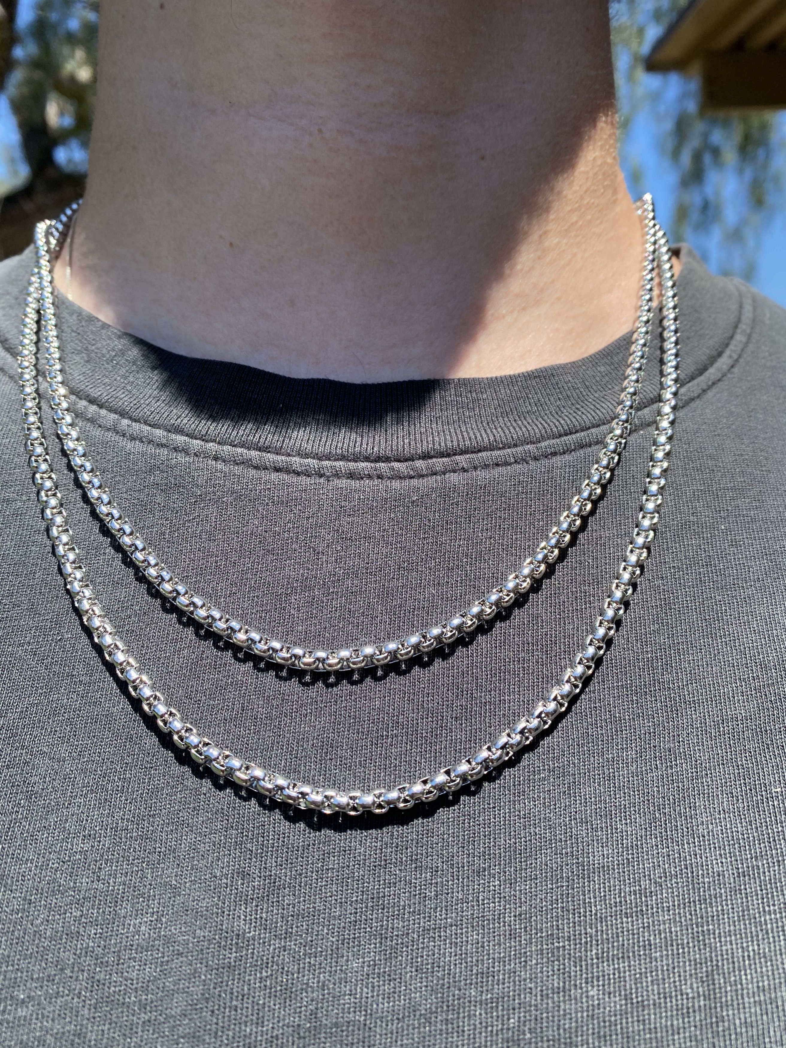 Other Silver Chain Neckalces (PVD) Size ONE SIZE - 1 Thumbnail