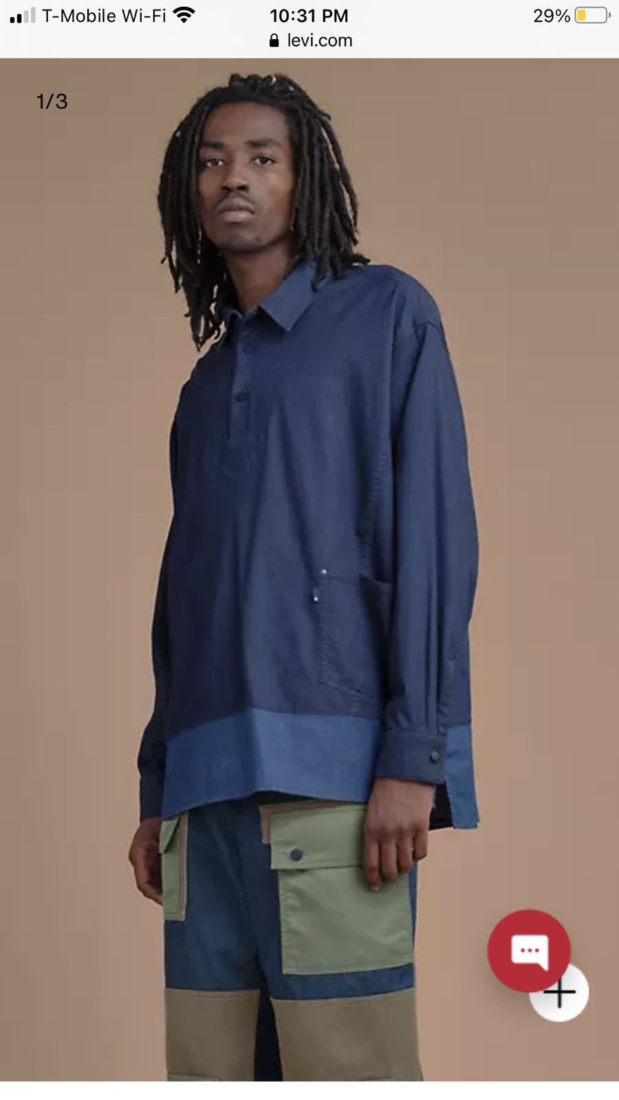 Levi's × White Mountaineering Levi’s x White Mountaineering Long Sleeve pullover Size US L / EU 52-54 / 3 - 3 Thumbnail