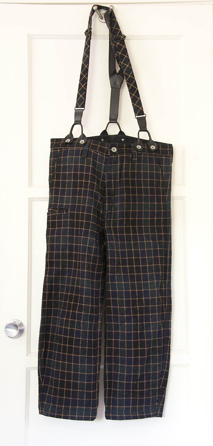Maison MIHARA YASUHIRO AW2012 Runway Cropped Wool Pants w/ Suspenders Size US 32 / EU 48 - 3 Thumbnail