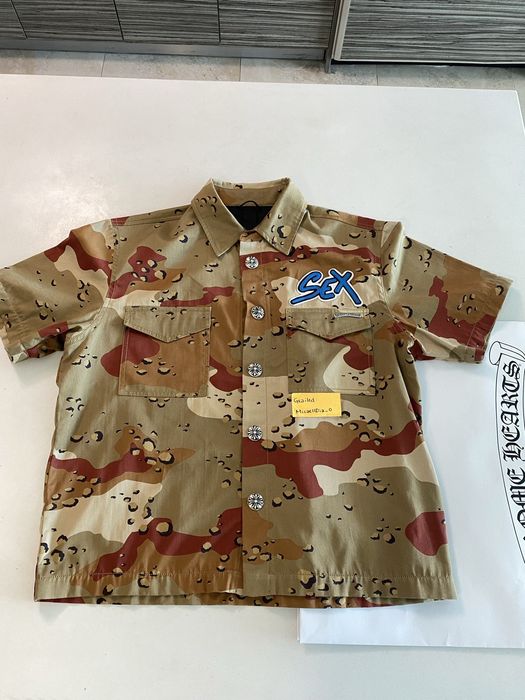 Louis Vuitton Desert Camo Button Up Shirt