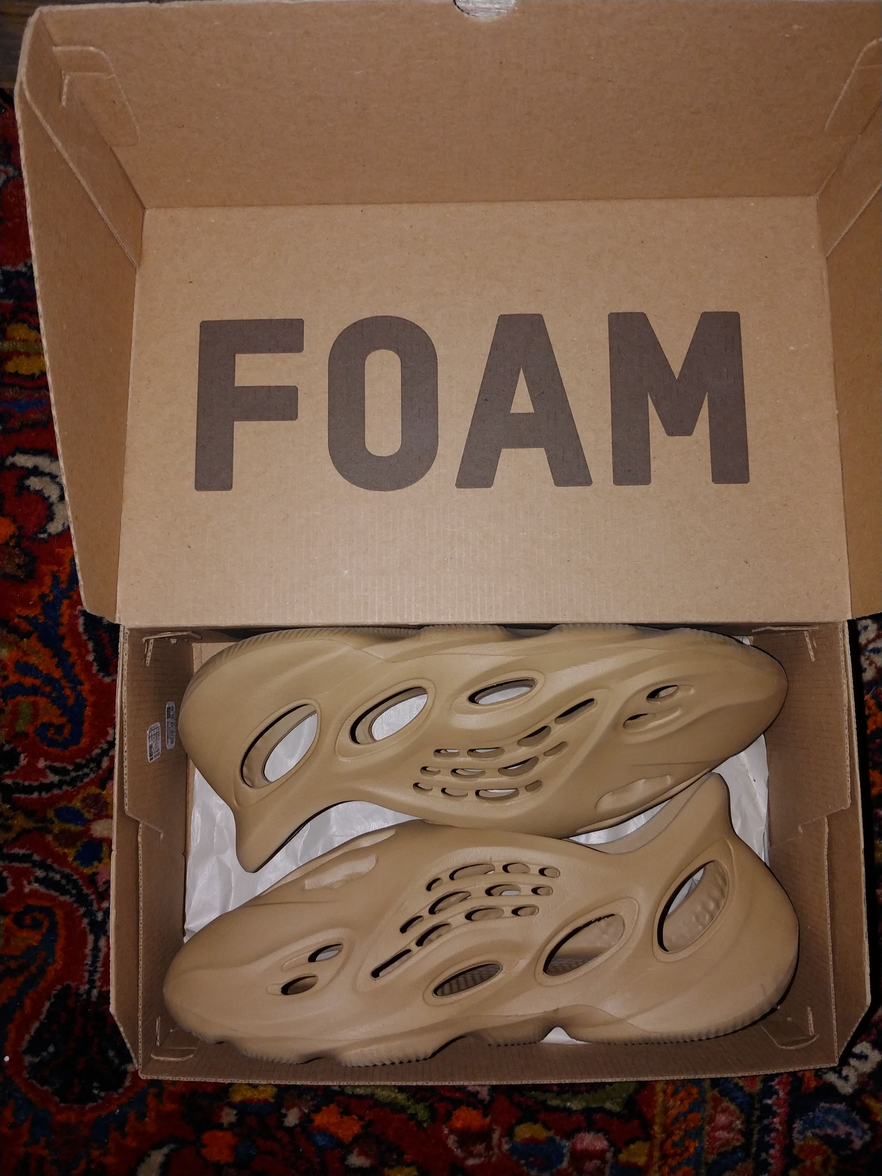 foam runner ochre sizing