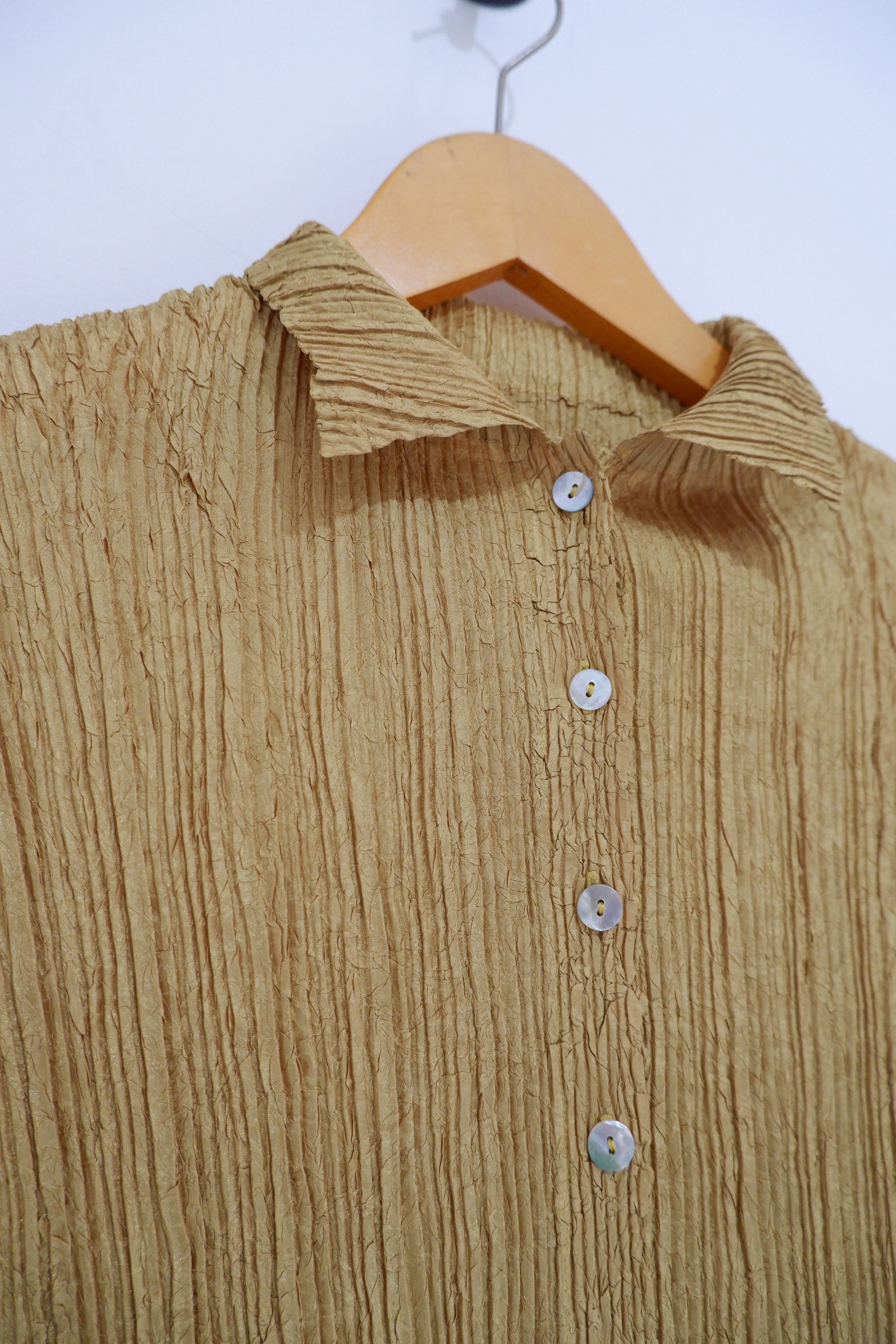 Issey Miyake Vtg Gahoe Gallery Pleats Issey Miyake Inspired Button ups Size M / US 6-8 / IT 42-44 - 4 Thumbnail