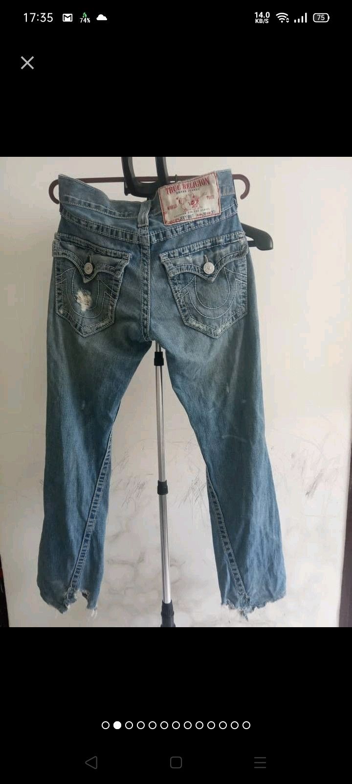 True Religion True Religion 'Joey Big T' Boot Cut Jeans Size 28" / US 6 / IT 42 - 5 Thumbnail