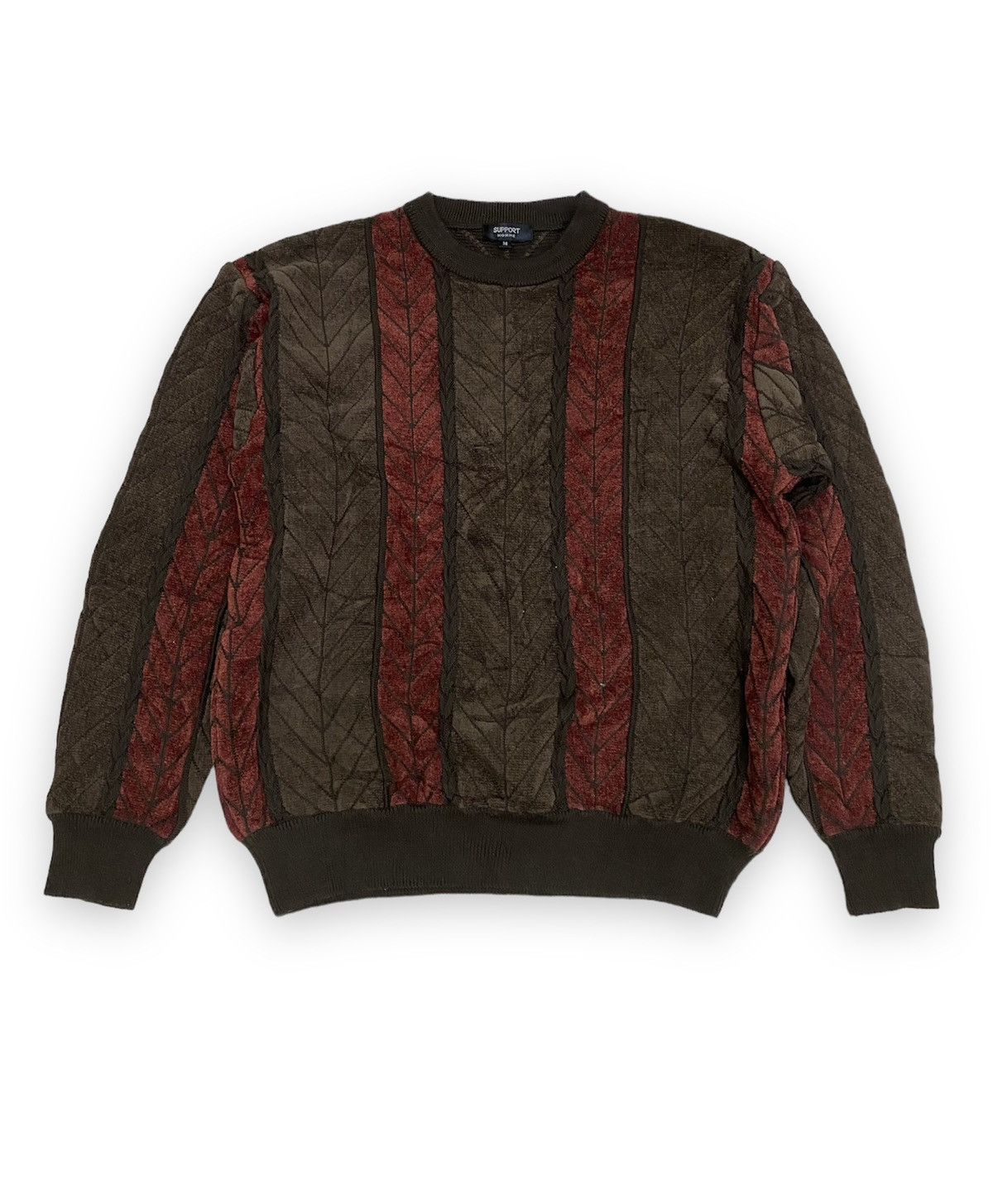 Aran Isles Knitwear × Japanese Brand Japanese Brand Support Homme Knitwear Sweater Size US M / EU 48-50 / 2 - 1 Thumbnail