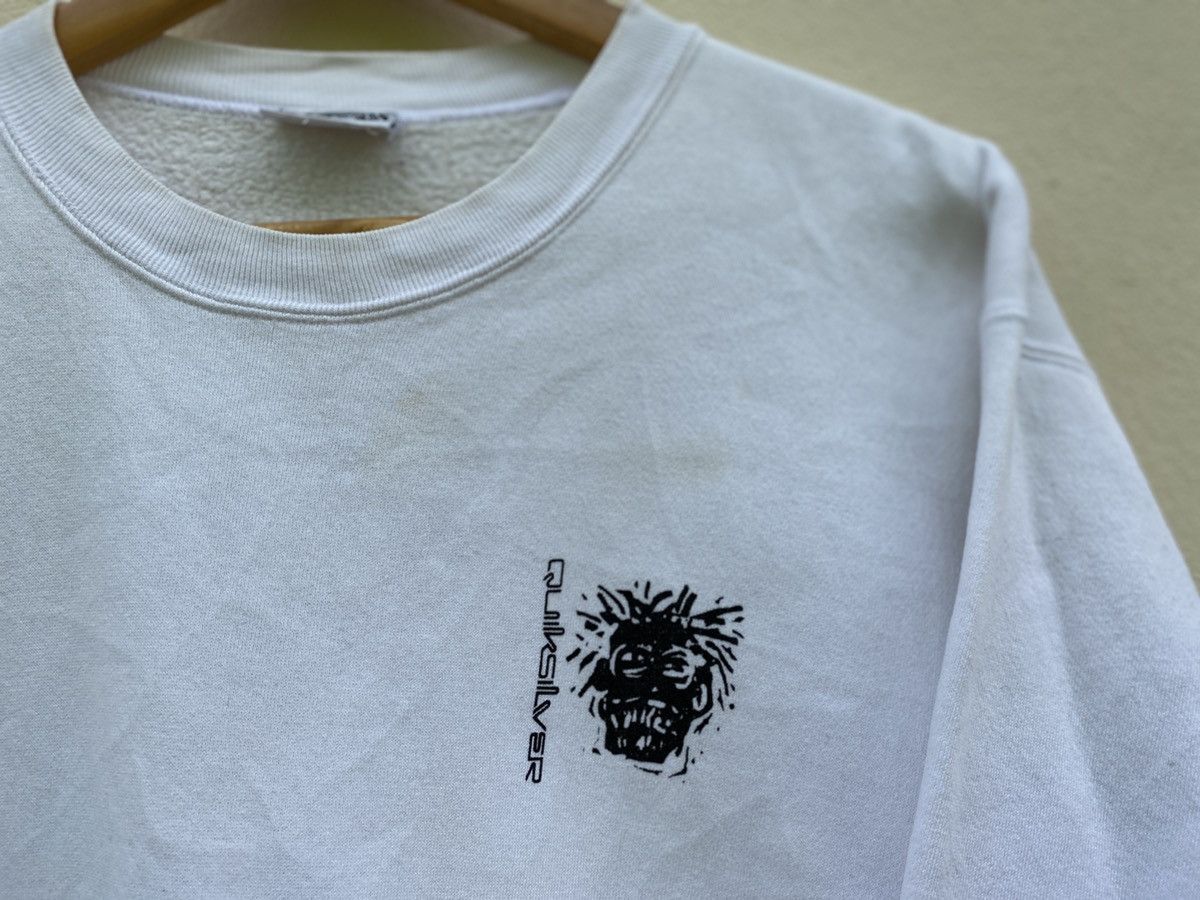 Quiksilver × Vintage Vintage 90s Quiksilver Warpaint Artwork Sweatshirt Size US M / EU 48-50 / 2 - 7 Thumbnail
