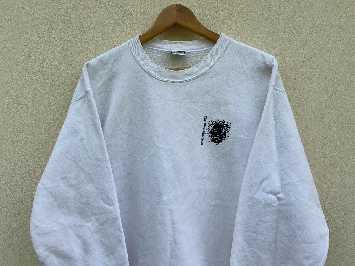 Quiksilver × Vintage Vintage 90s Quiksilver Warpaint Artwork Sweatshirt Size US M / EU 48-50 / 2 - 3 Thumbnail