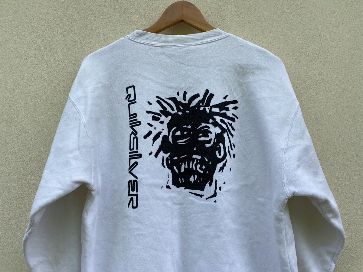 Quiksilver × Vintage Vintage 90s Quiksilver Warpaint Artwork Sweatshirt Size US M / EU 48-50 / 2 - 8 Thumbnail