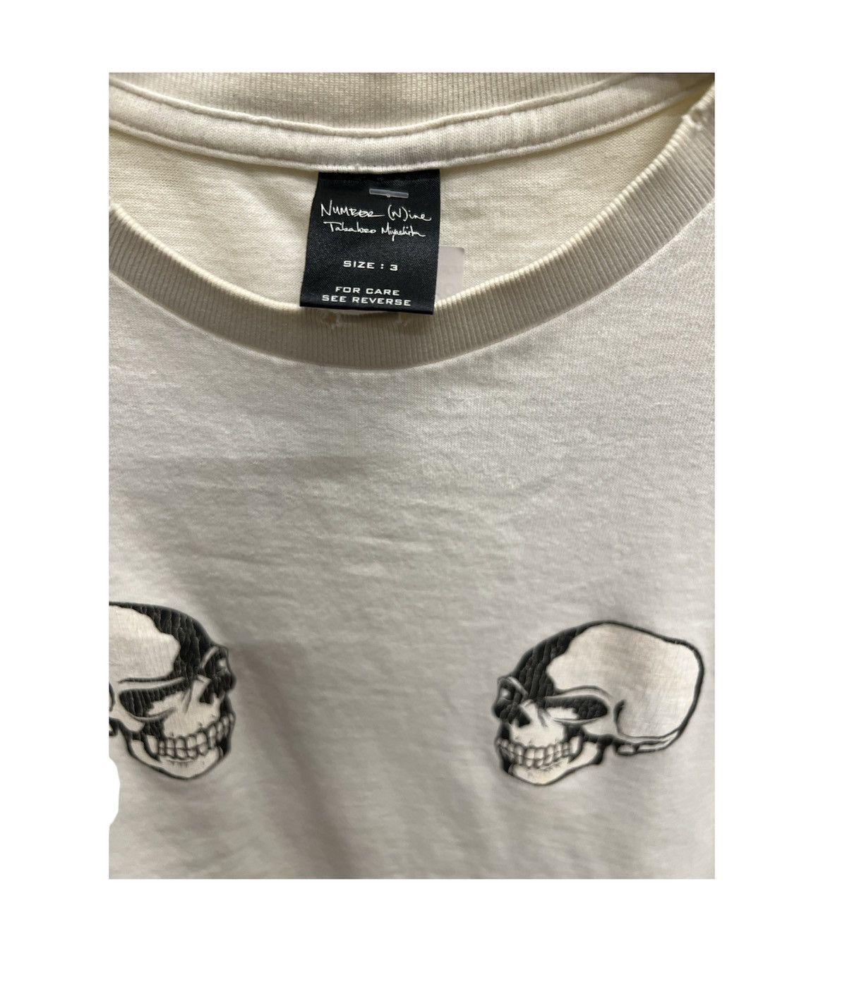 Number (N)ine Skull Head T-Shirt Size US M / EU 48-50 / 2 - 3 Thumbnail