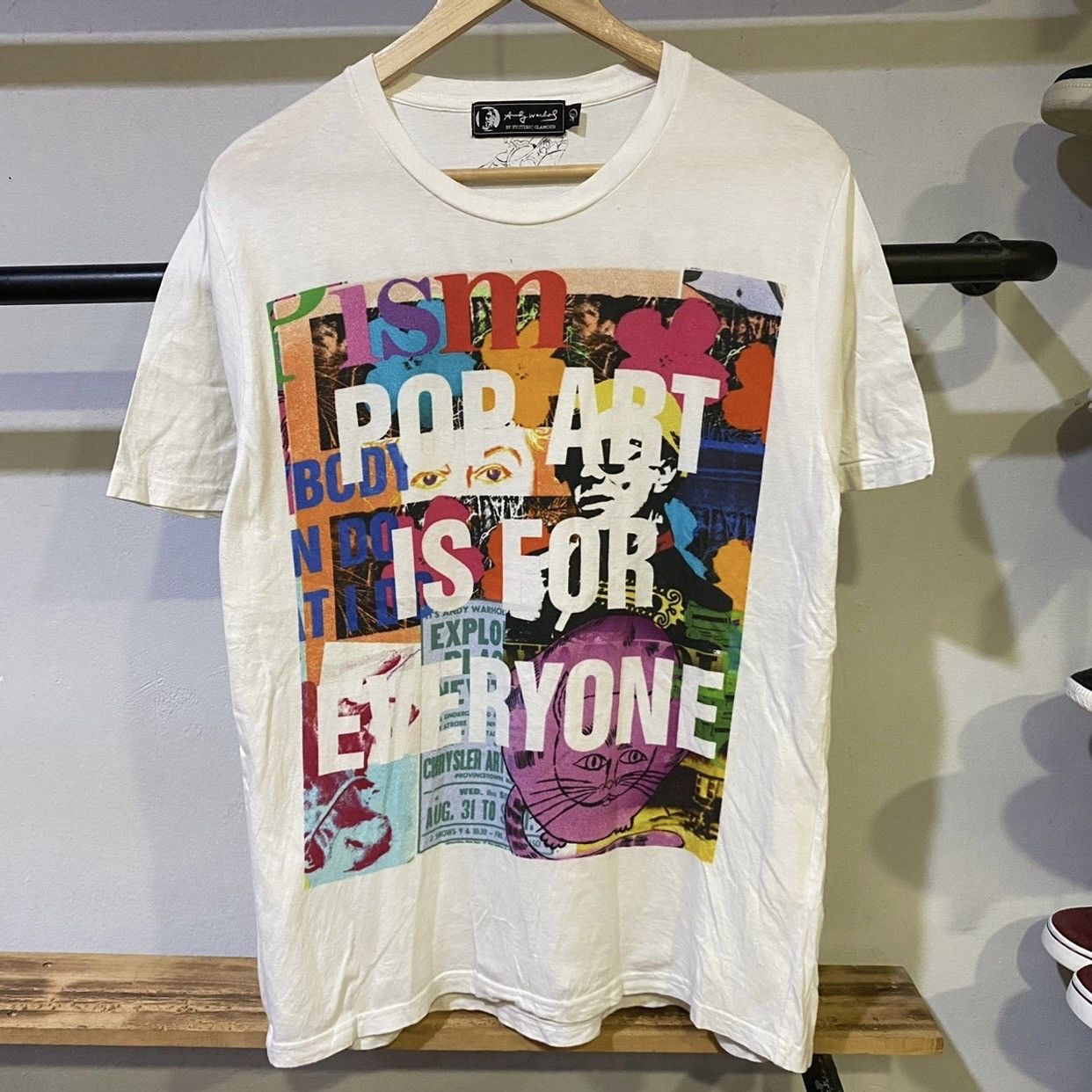 RARE‼️Andy Warhol By Hysteric Glamour Pop Art Is For Everyone