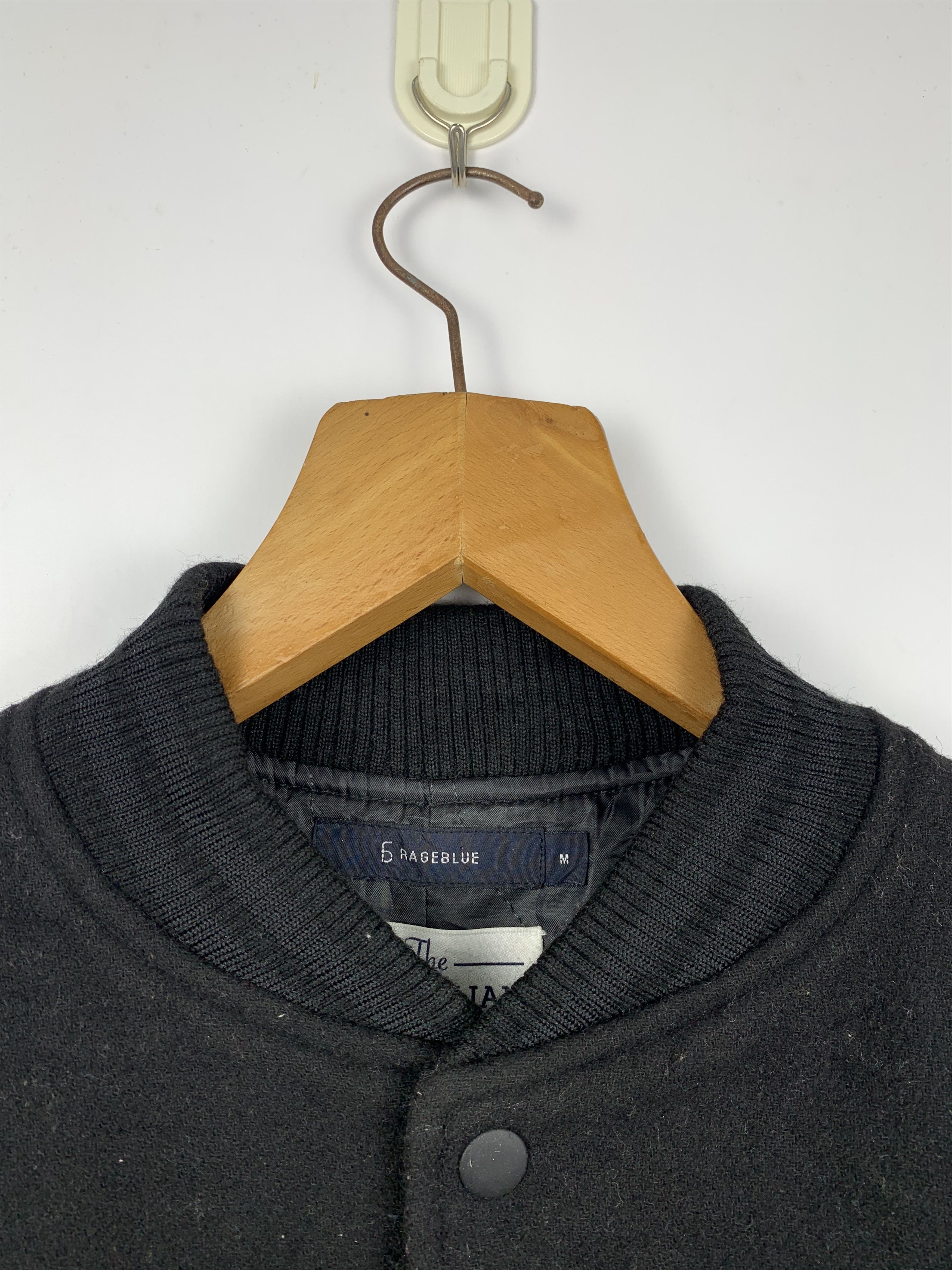 Vintage Japanese Brand Rageblue Sleeve Leather Varsity J1127 Size US M / EU 48-50 / 2 - 5 Thumbnail