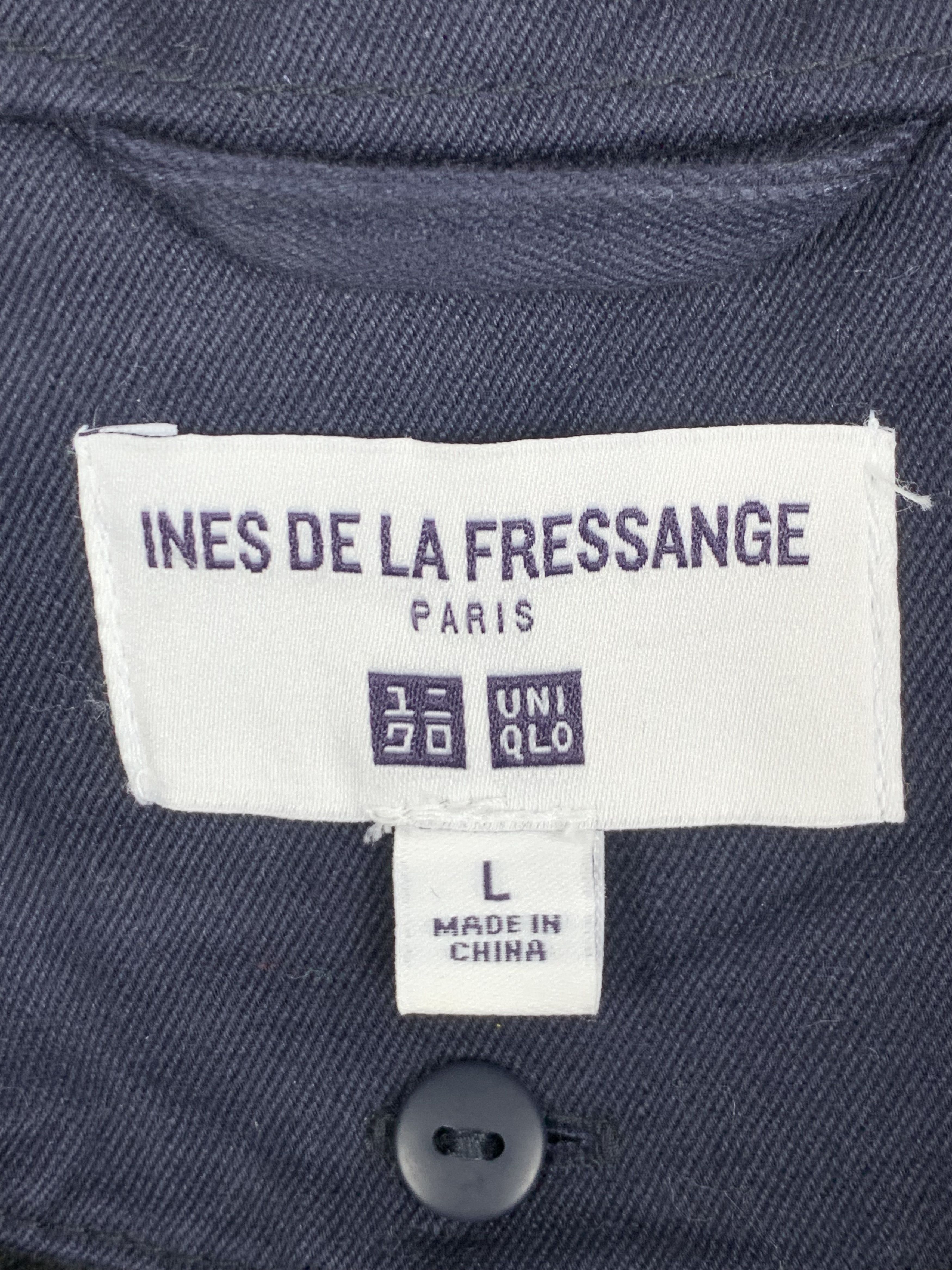 Designer Uniqlo X De La Fressange Doube Breasted Trench Jacket J1131 Size US L / EU 52-54 / 3 - 5 Thumbnail