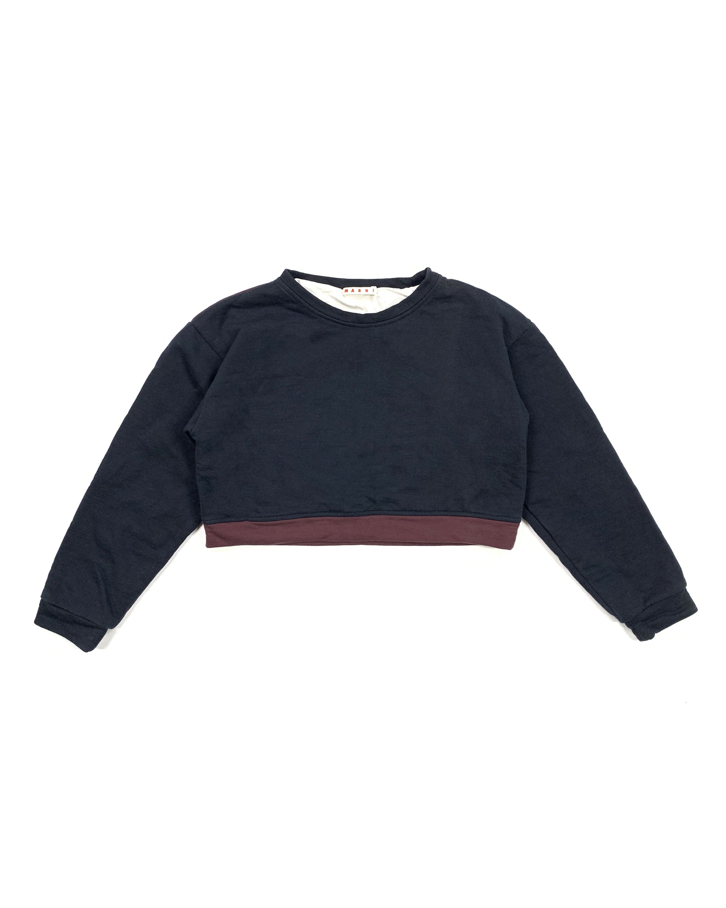 Marni Cropped Sweatshirt Size M / US 6-8 / IT 42-44 - 1 Thumbnail