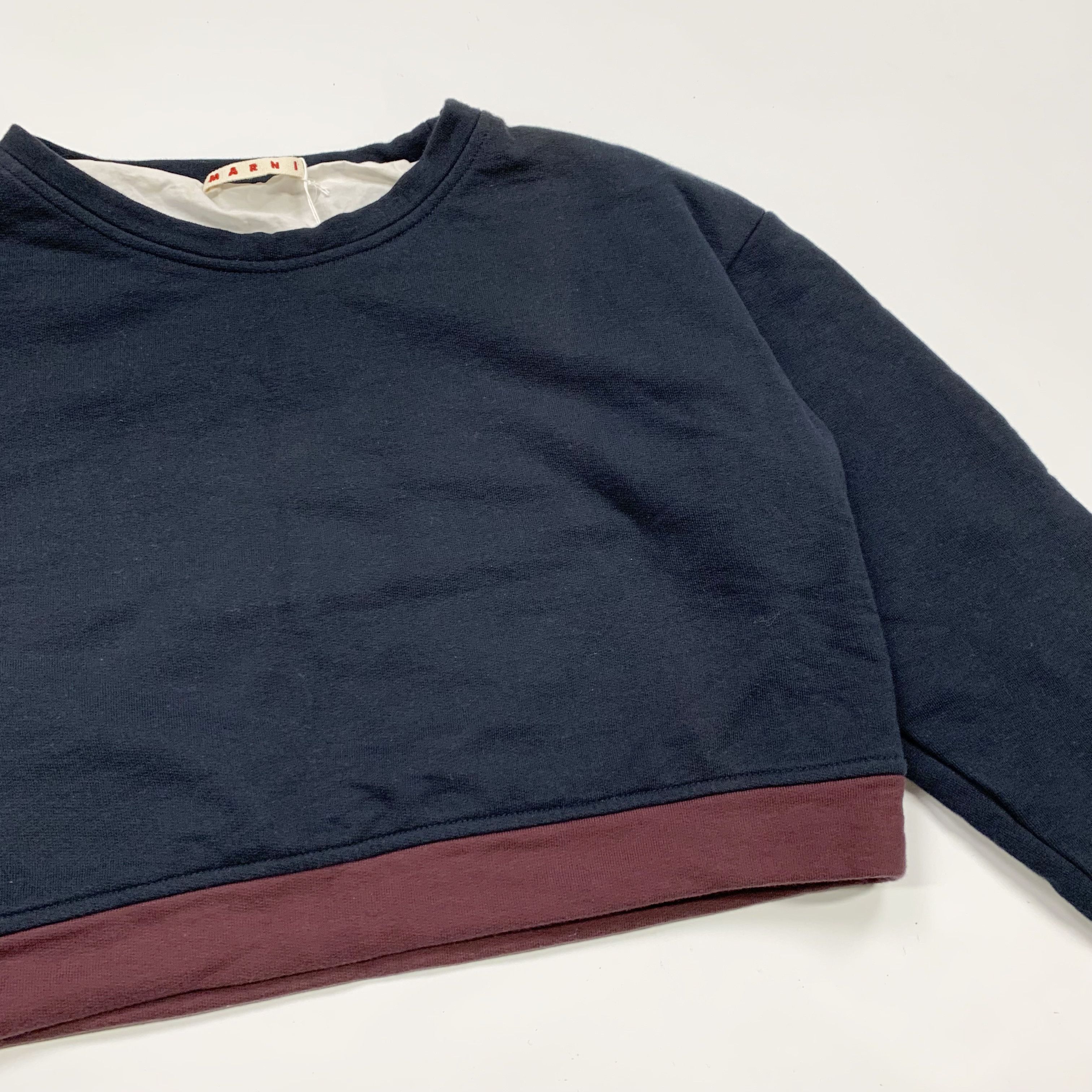 Marni Cropped Sweatshirt Size M / US 6-8 / IT 42-44 - 3 Thumbnail