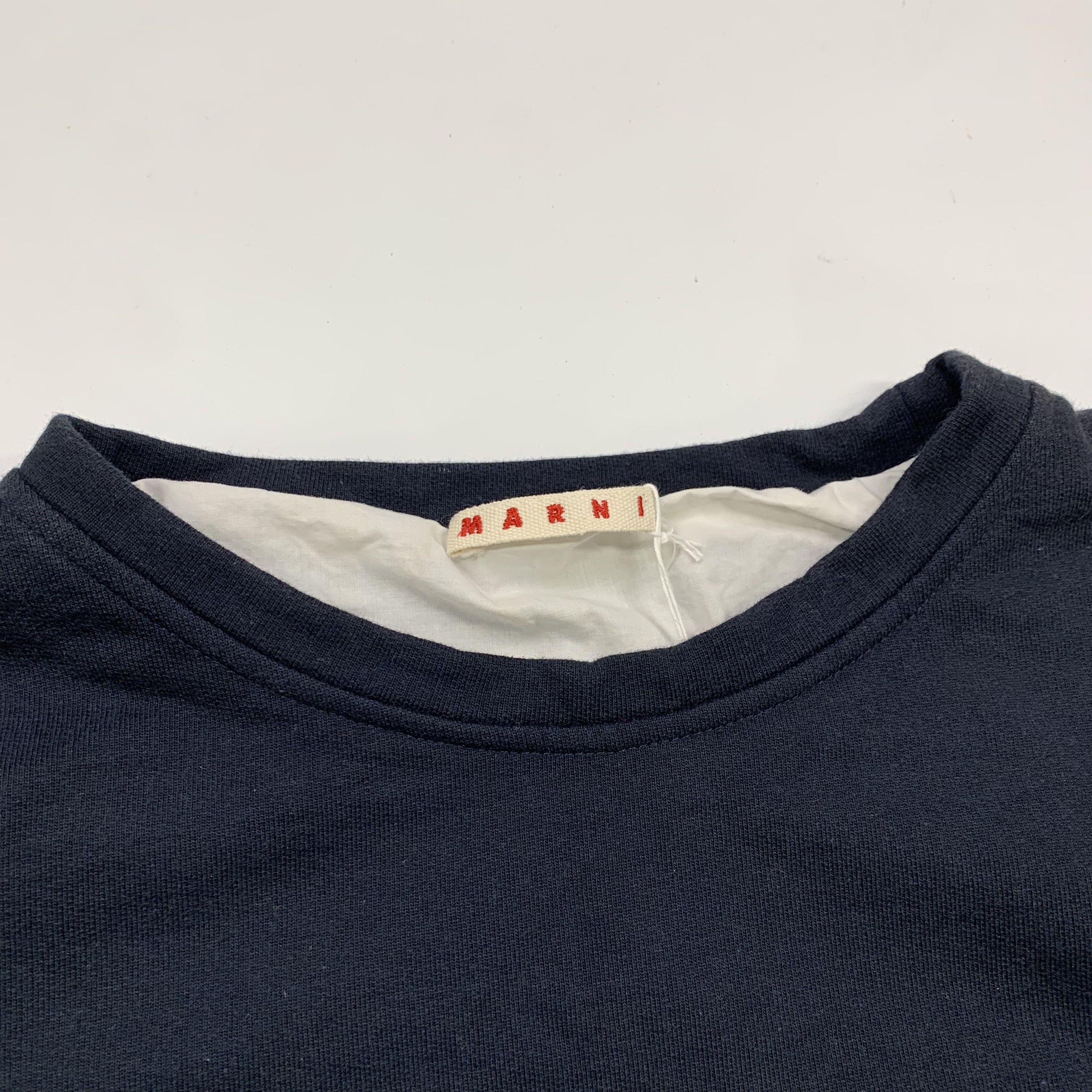 Marni Cropped Sweatshirt Size M / US 6-8 / IT 42-44 - 4 Thumbnail